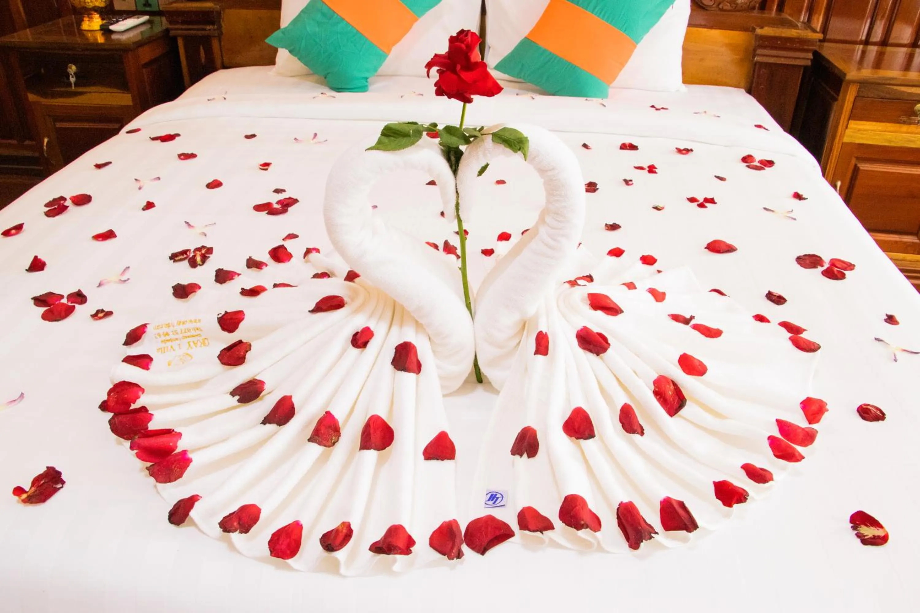 Decorative detail, Bed in Puok Hotel