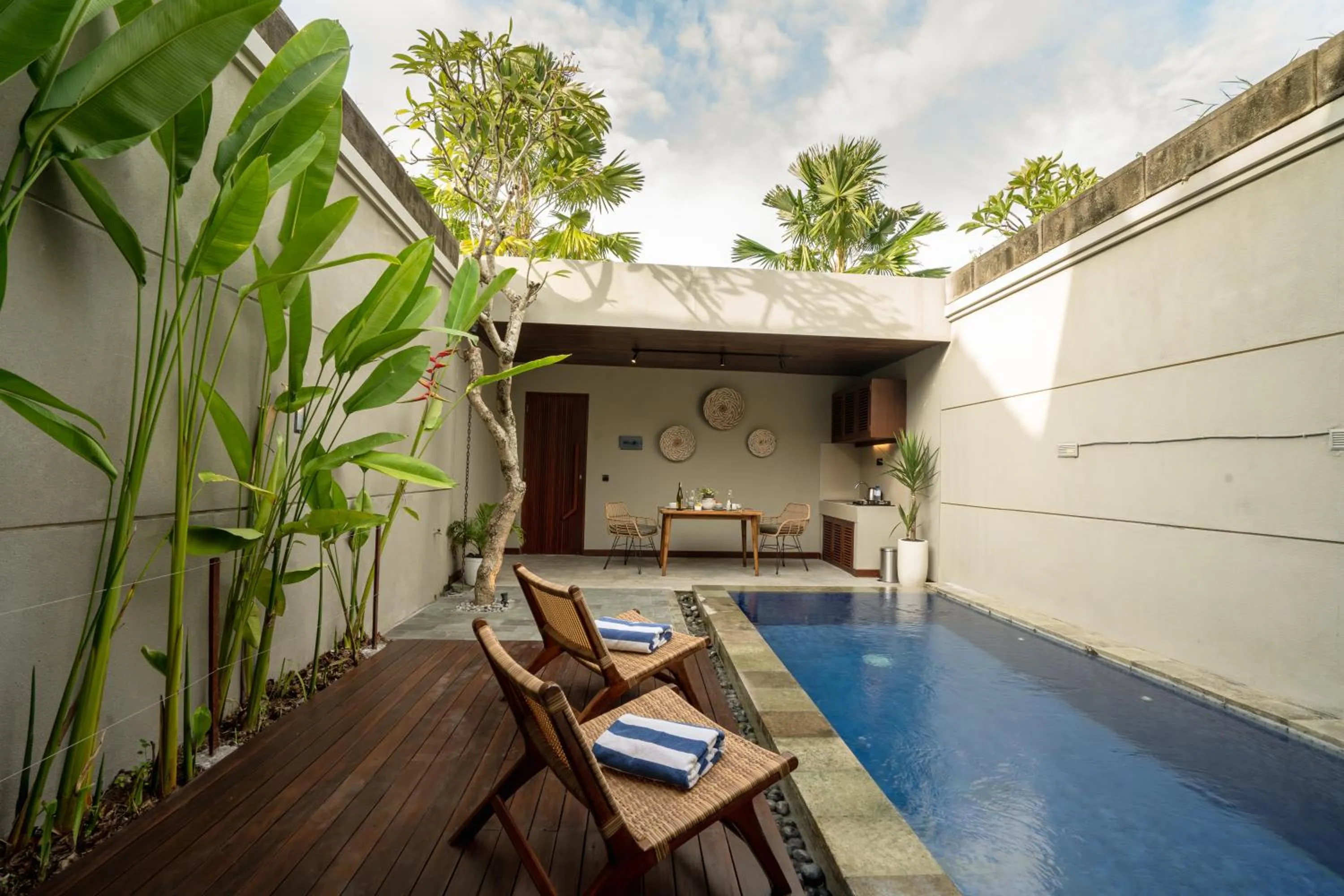 Pool view in Damarya Villa Canggu by Samhita Bali