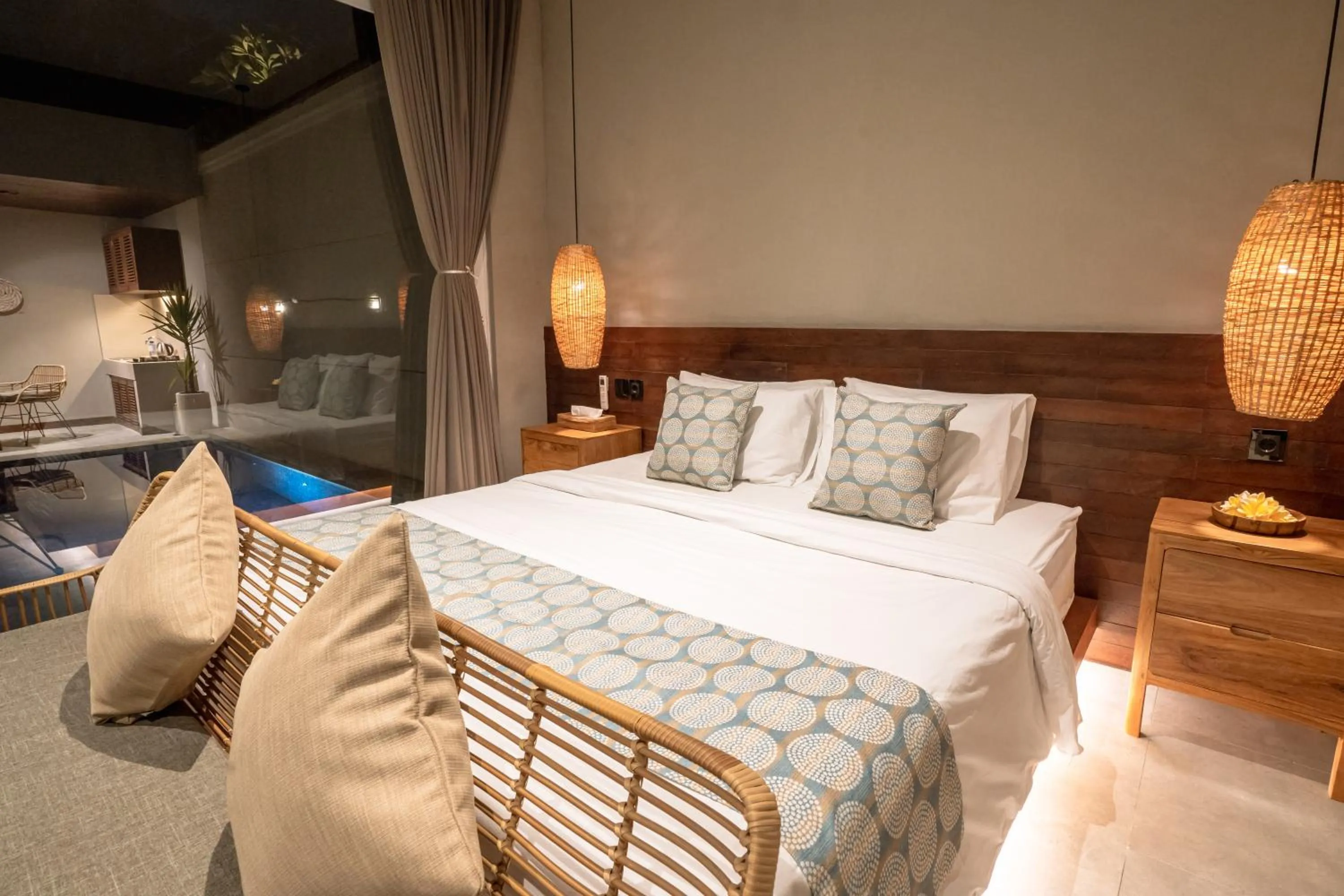 Bedroom, Bed in Damarya Villa Canggu by Samhita Bali