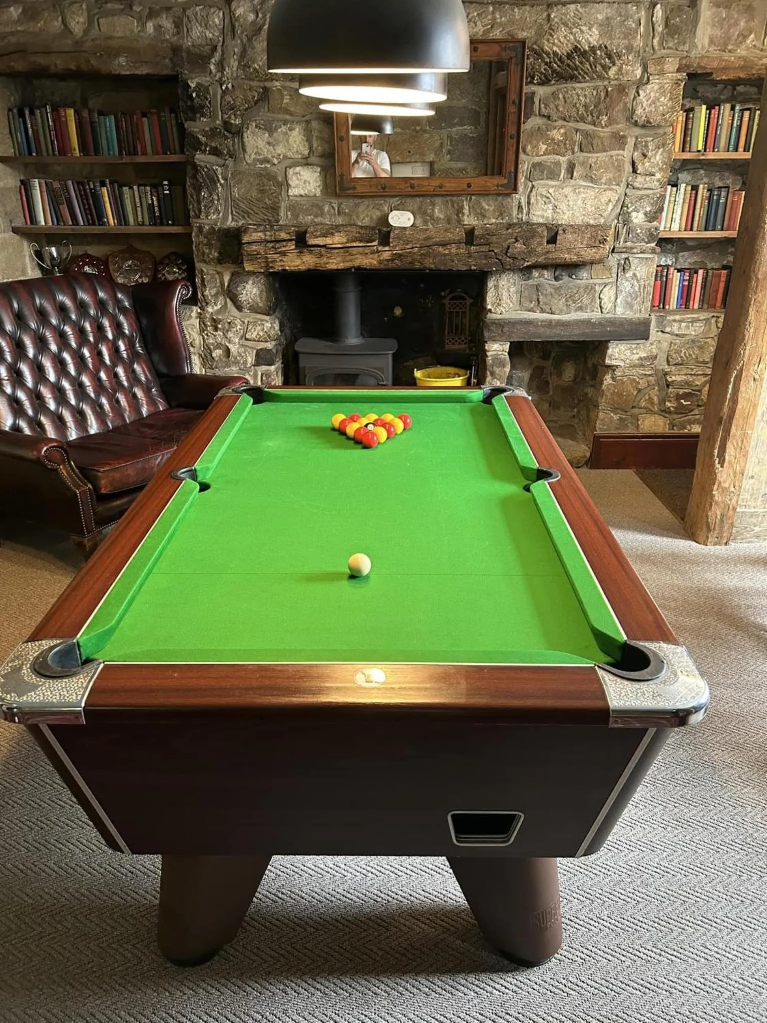 Billiard in The Downe Arms Inn