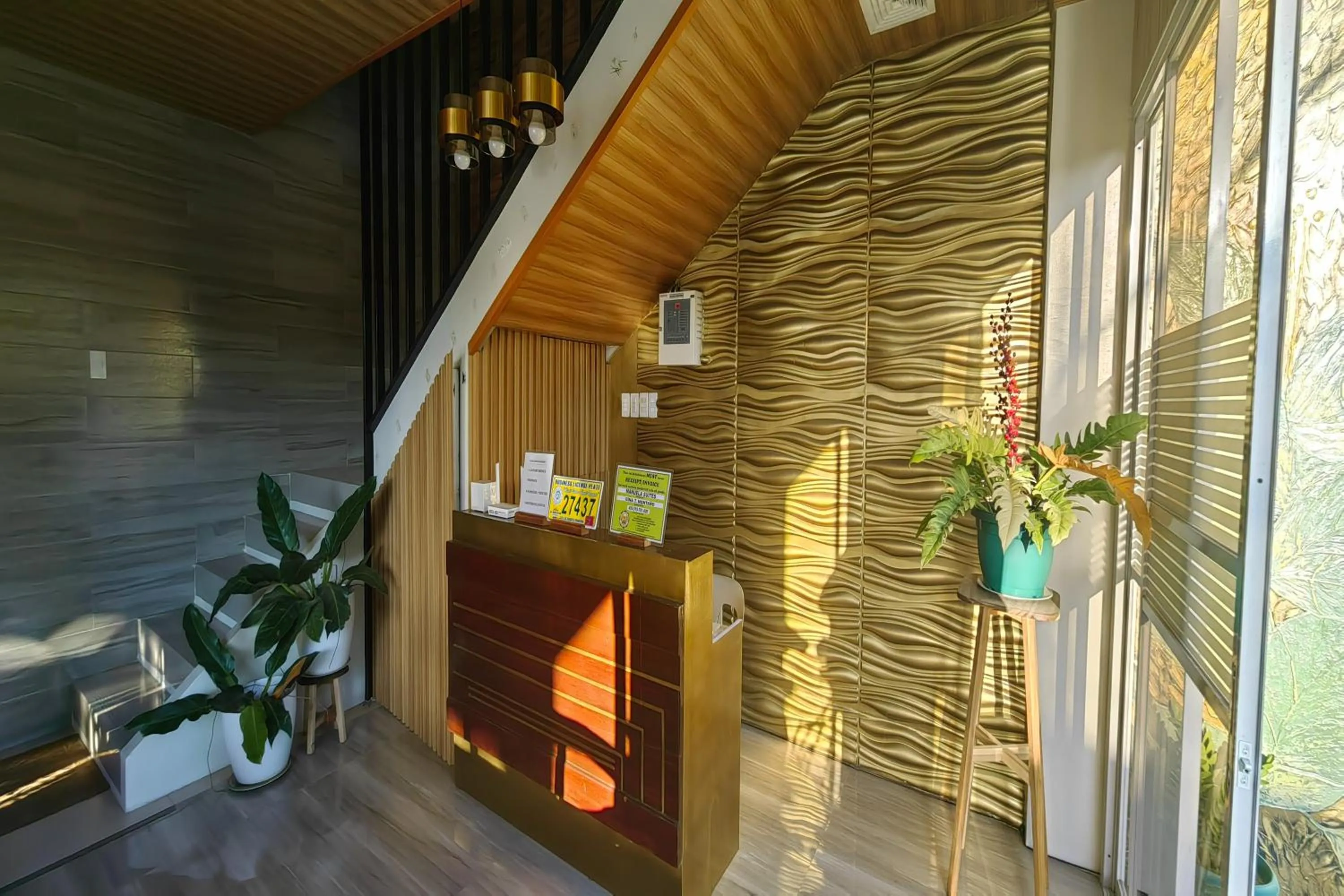 Lobby or reception in Manuela Suites Puerto Princesa near Airport