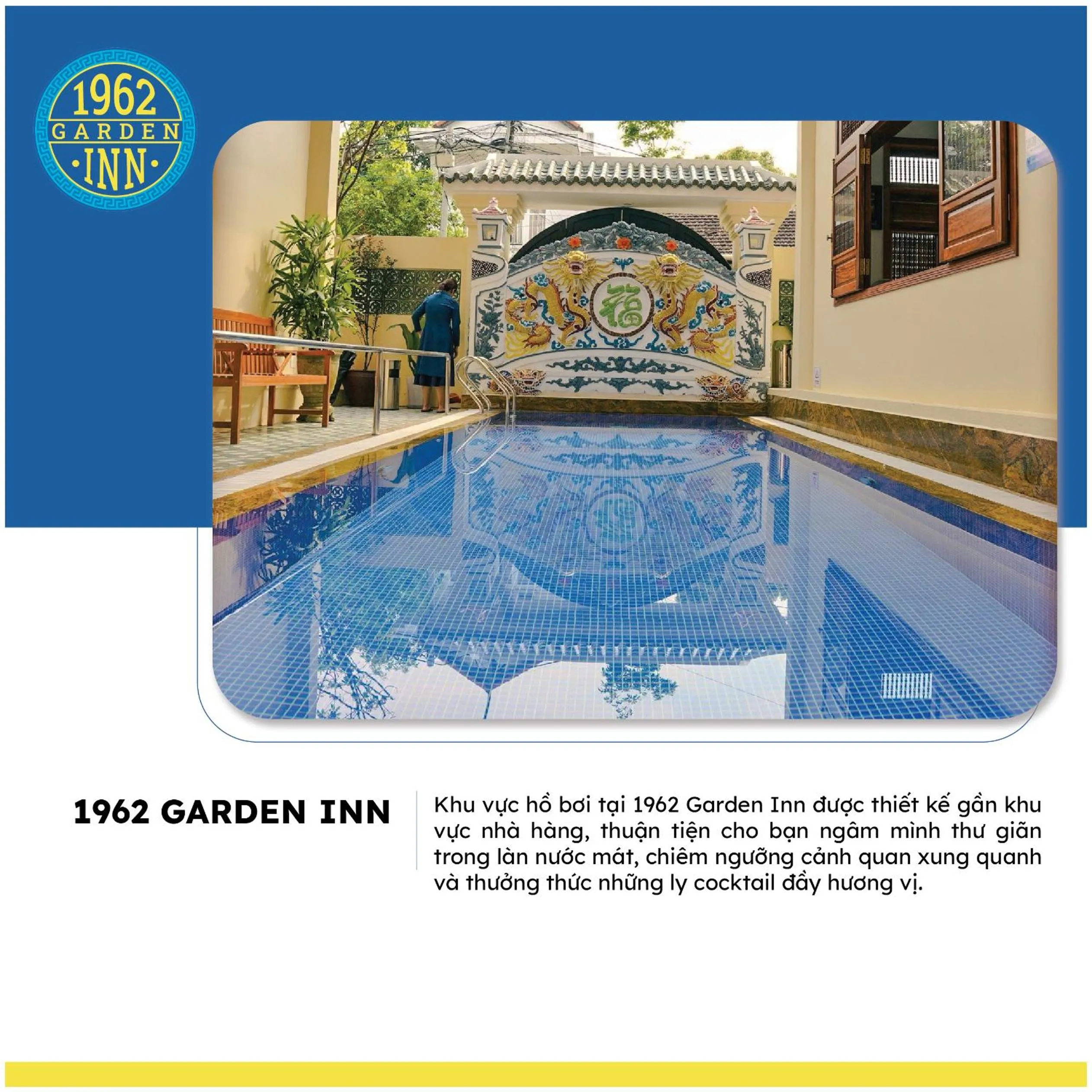 Swimming pool in 75 Garden INN