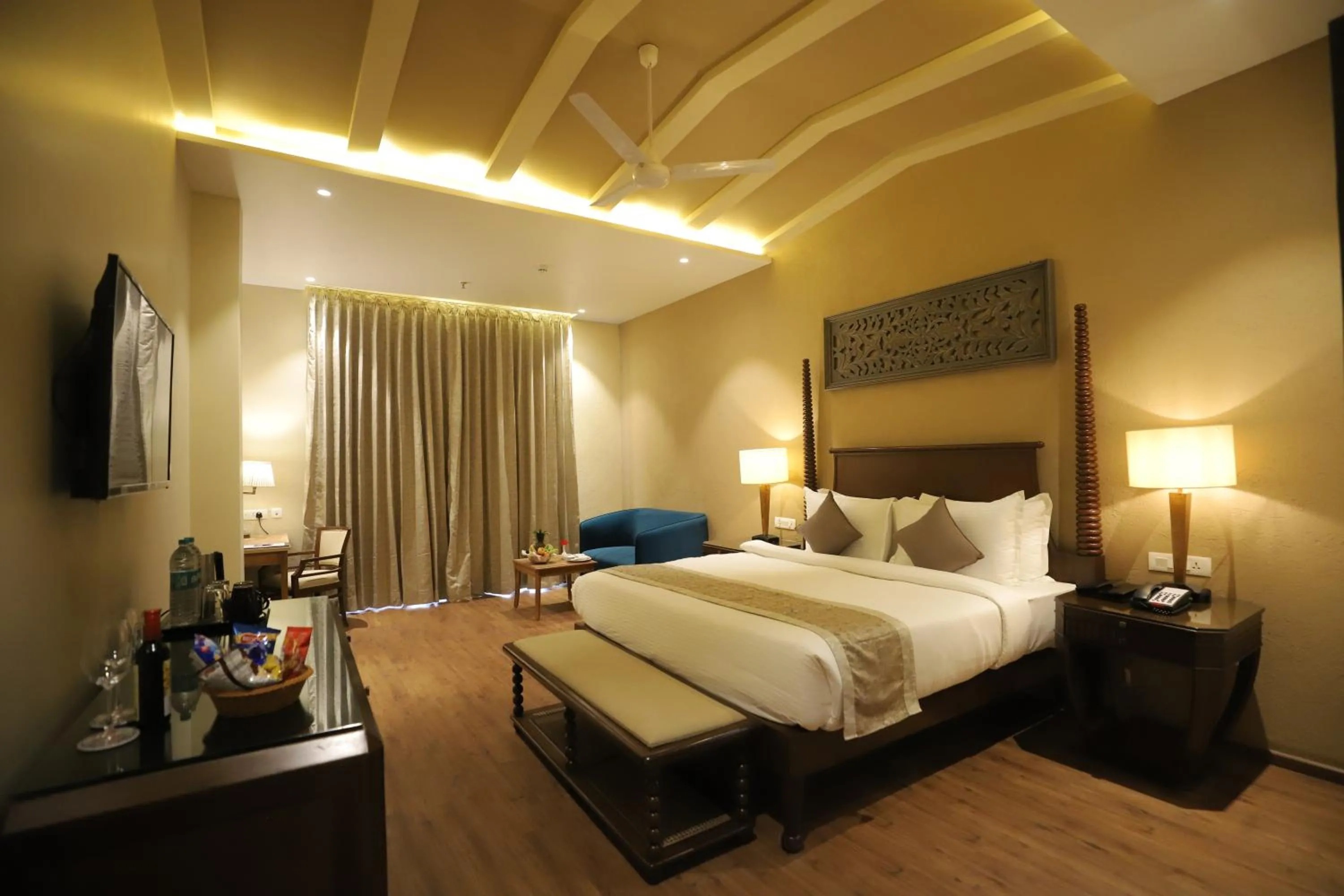Bedroom, Bed in Essentia Luxury Resort & Spa Udaipur