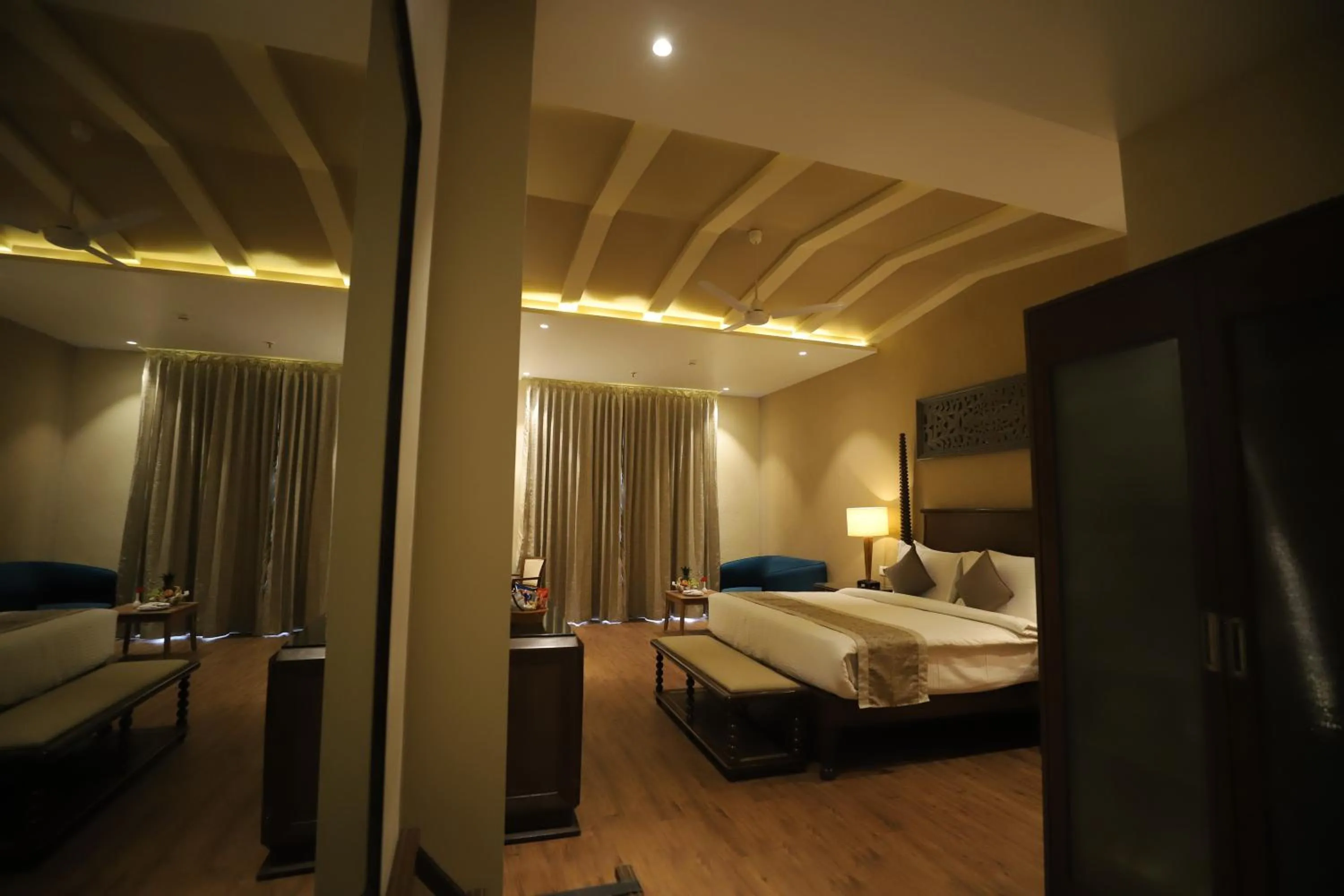 Bedroom, Bed in Essentia Luxury Resort & Spa Udaipur