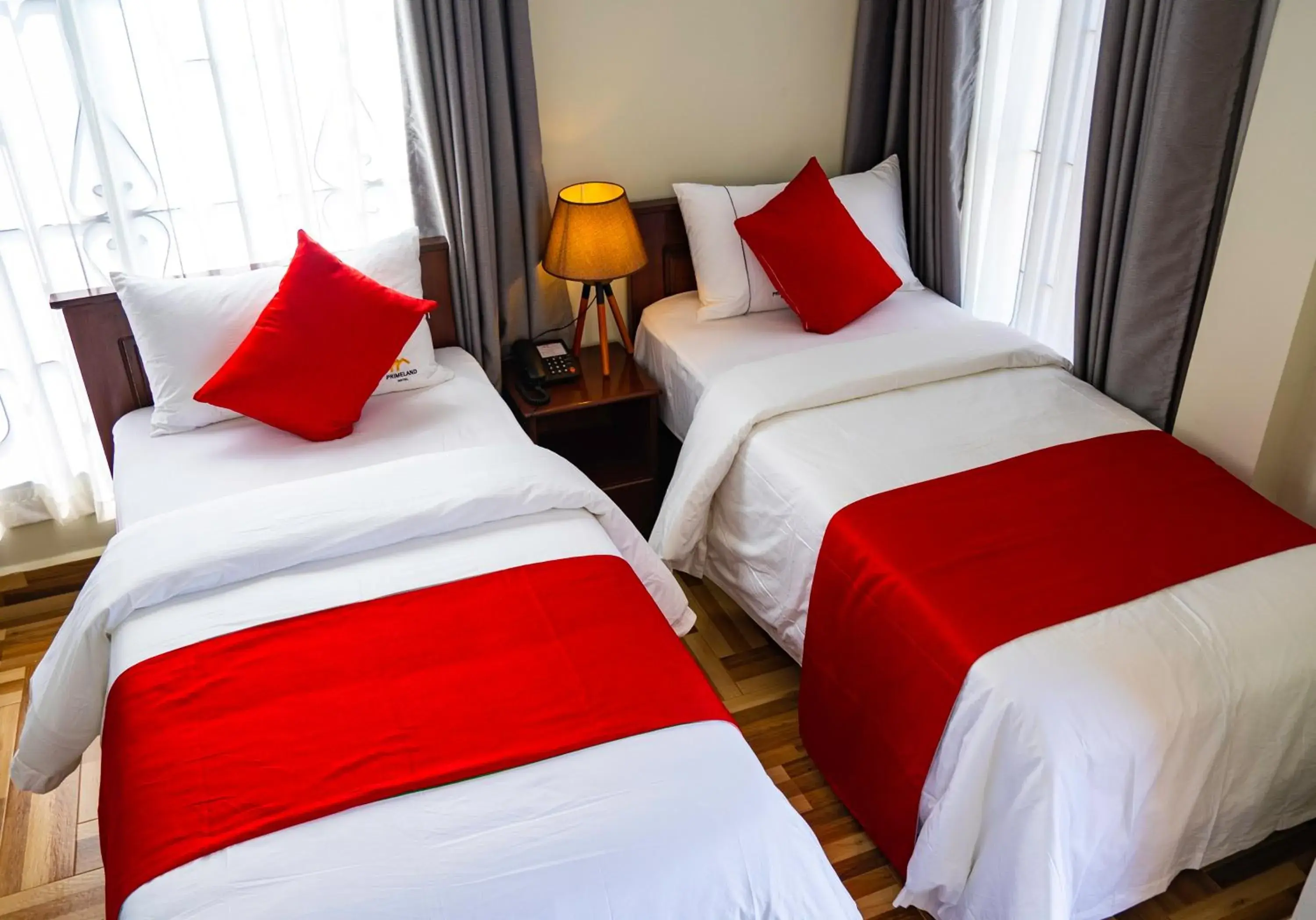 Bed in Primeland Hotel Bed in Primeland Hotel