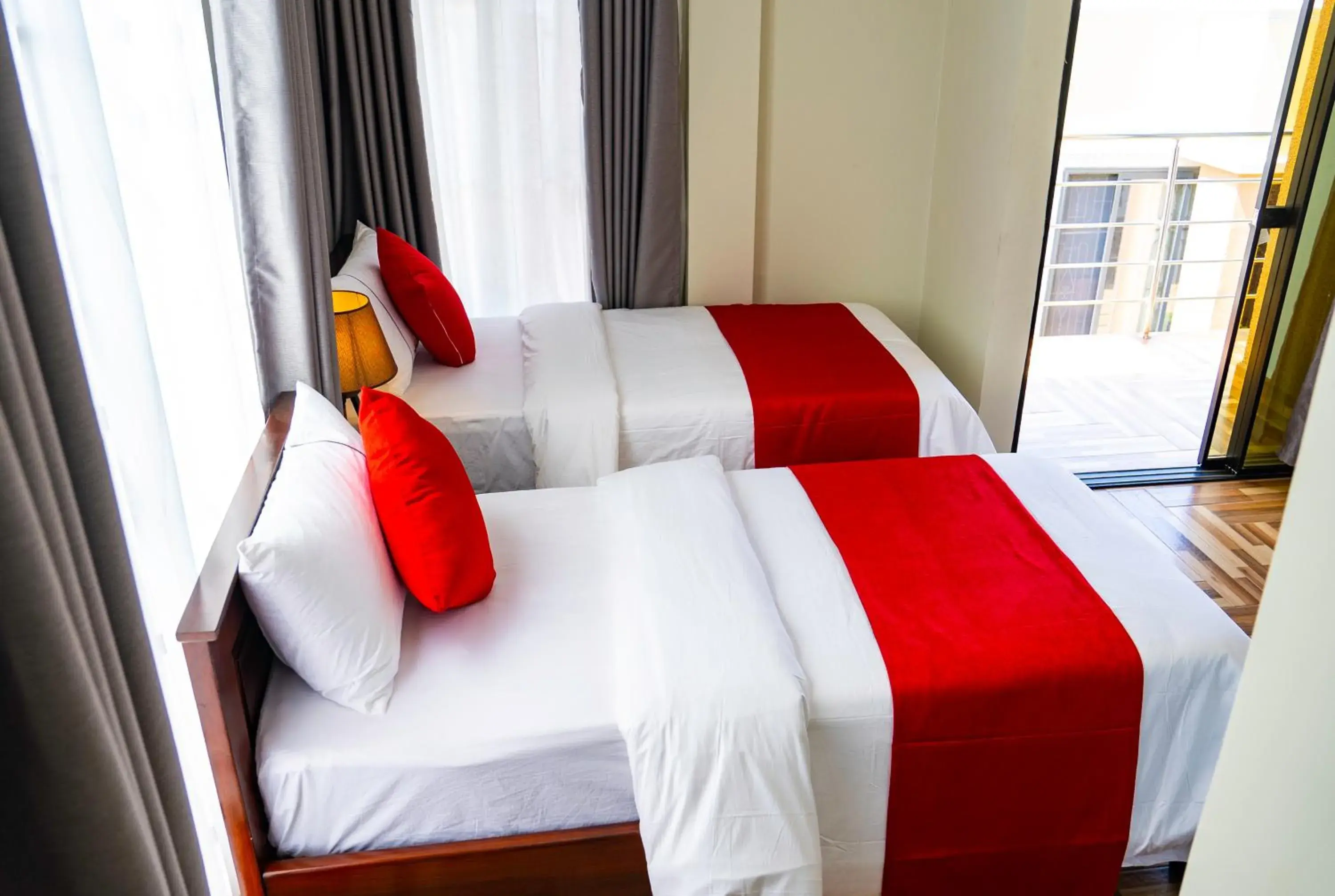 Bed in Primeland Hotel Bed in Primeland Hotel