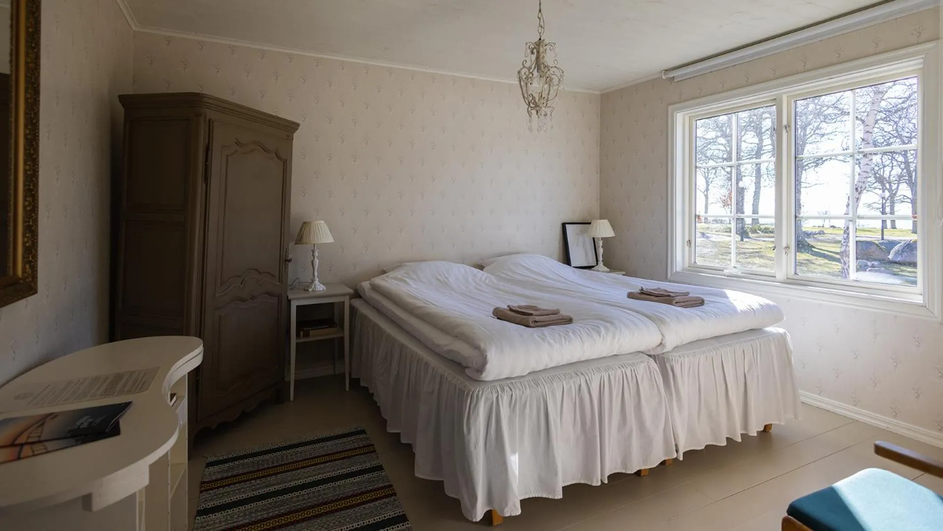 Bed in Mormors Pensionat Strandhagen