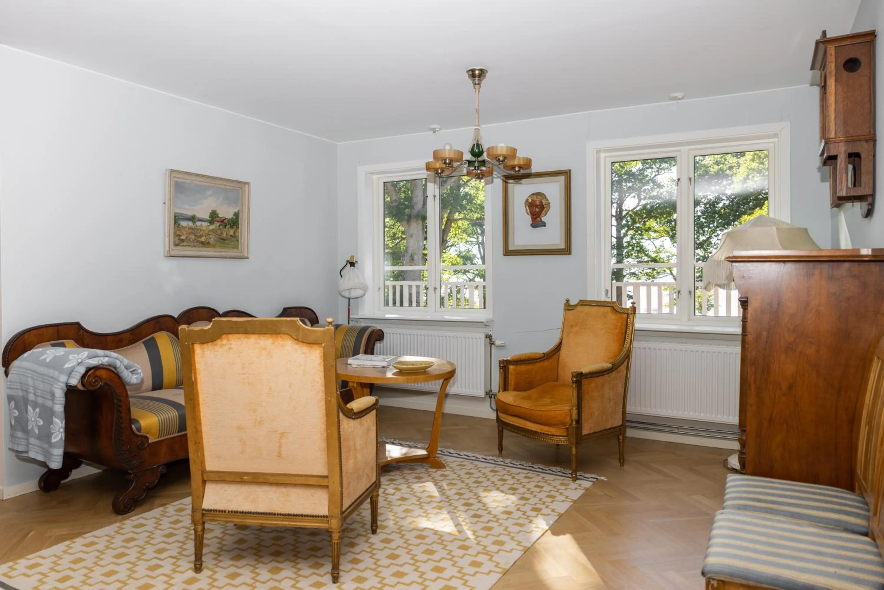 Living room in Mormors Pensionat Strandhagen