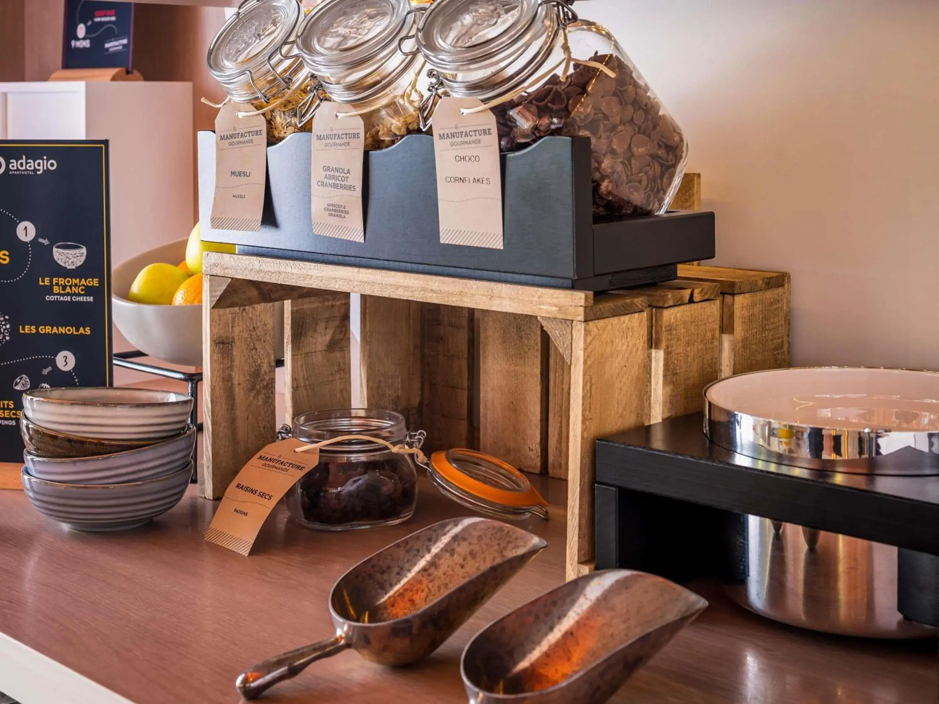 Breakfast in Aparthotel Adagio Access Paris Massy Gare Breakfast in Aparthotel Adagio Access Paris Massy Gare