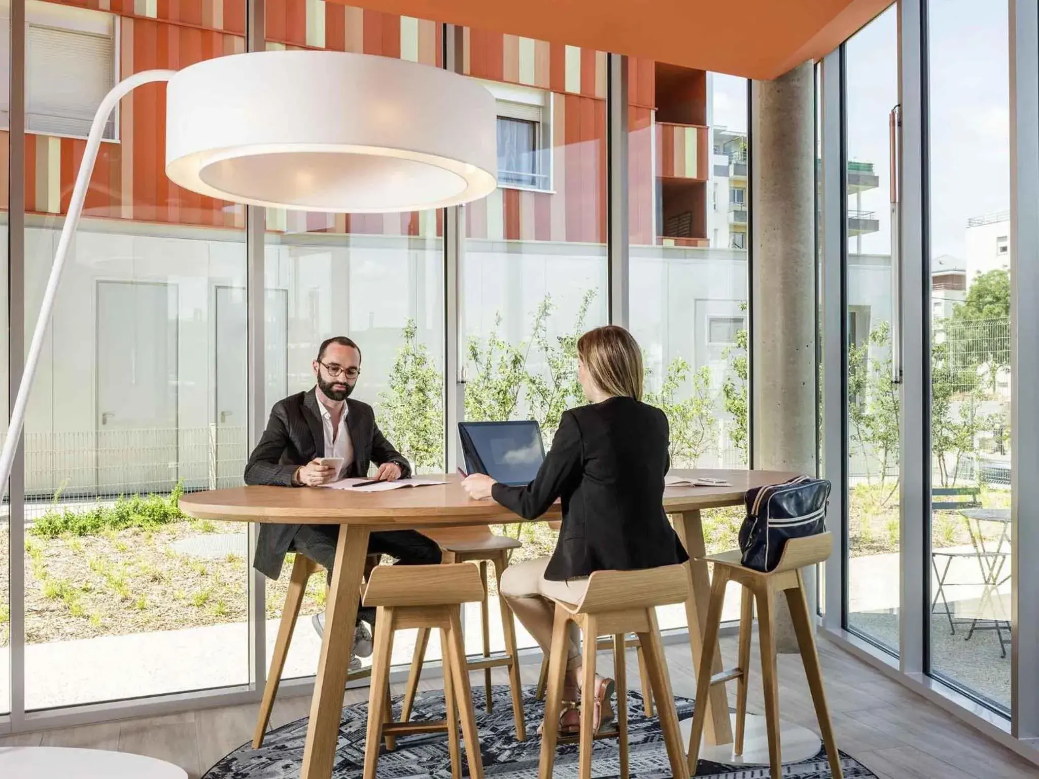 Property building in Aparthotel Adagio Access Paris Massy Gare Property building in Aparthotel Adagio Access Paris Massy Gare