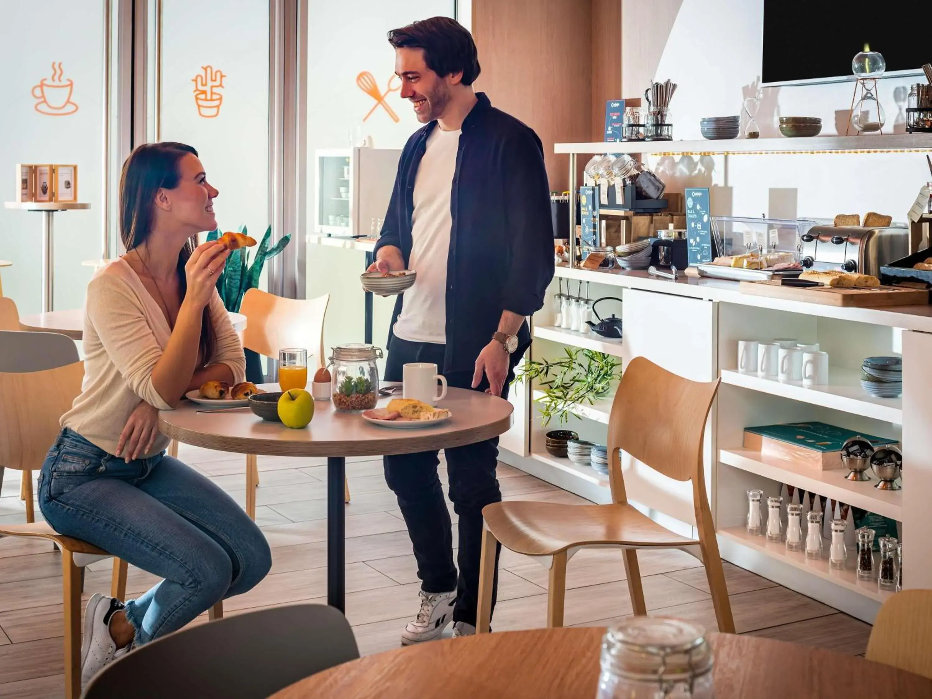 Breakfast in Aparthotel Adagio Access Paris Massy Gare Breakfast in Aparthotel Adagio Access Paris Massy Gare