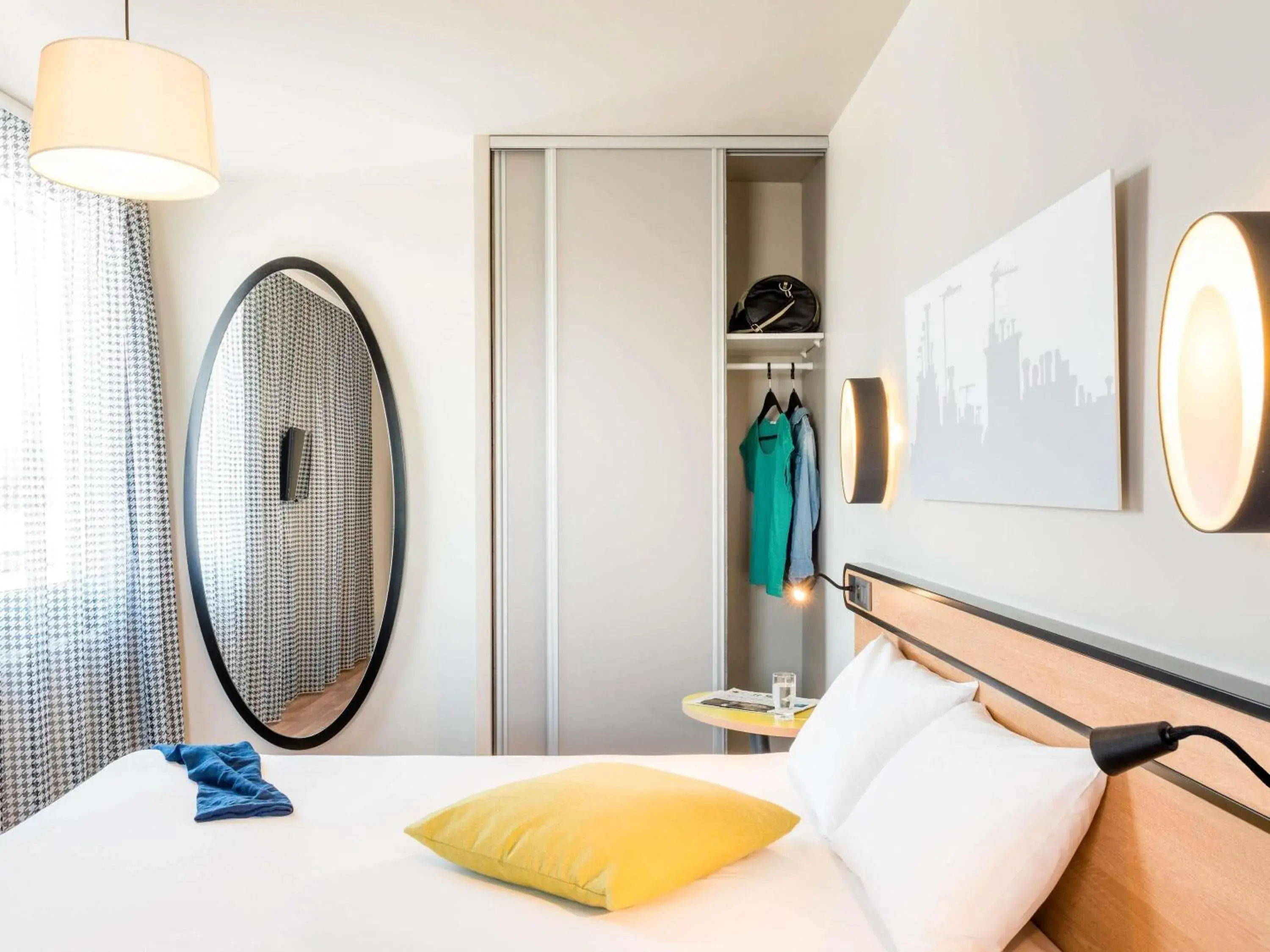 Bedroom, Bed in Aparthotel Adagio Access Paris Massy Gare Bedroom, Bed in Aparthotel Adagio Access Paris Massy Gare