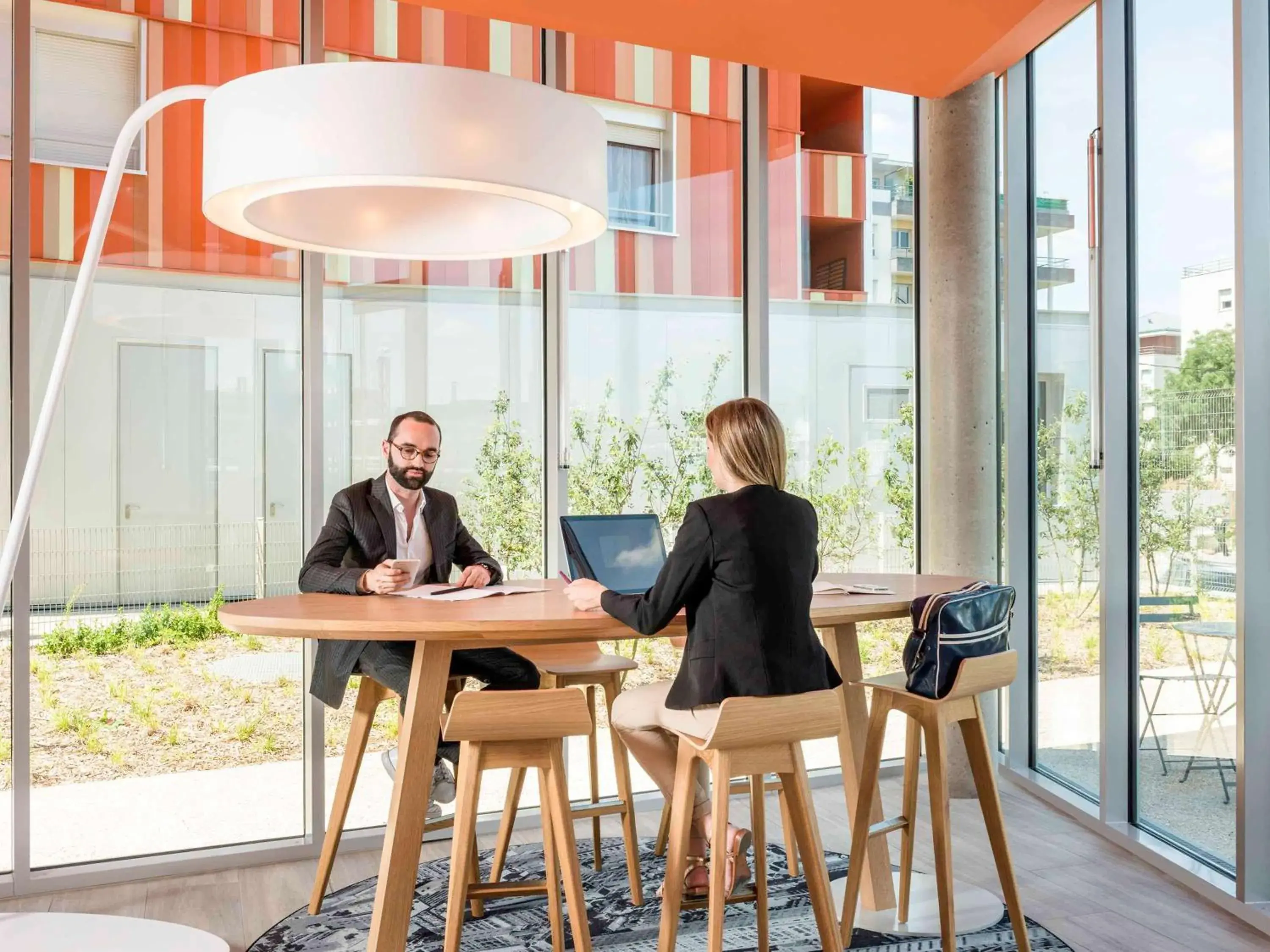 Property building in Aparthotel Adagio Access Paris Massy Gare Property building in Aparthotel Adagio Access Paris Massy Gare