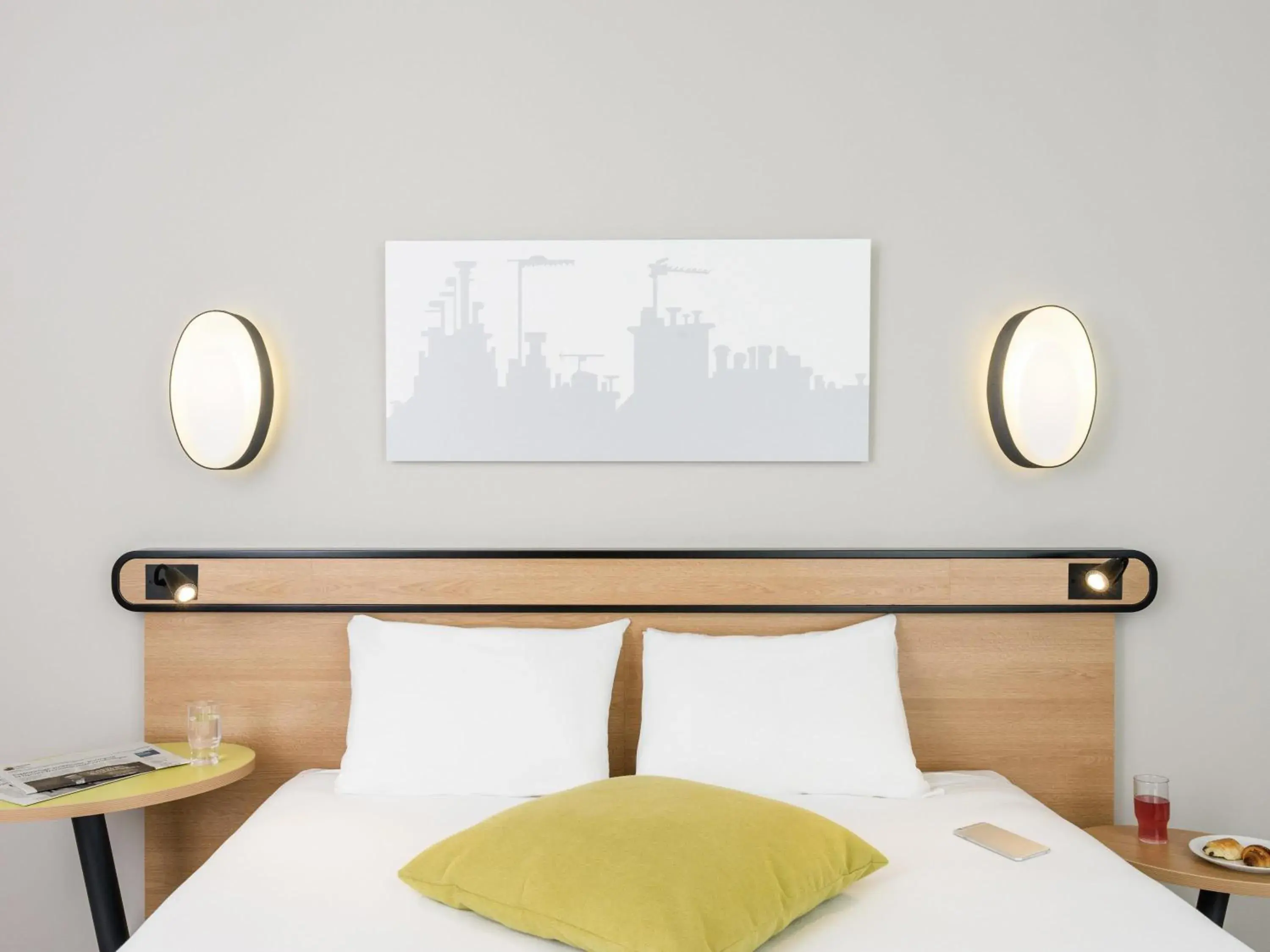 Bedroom, Bed in Aparthotel Adagio Access Paris Massy Gare Bedroom, Bed in Aparthotel Adagio Access Paris Massy Gare