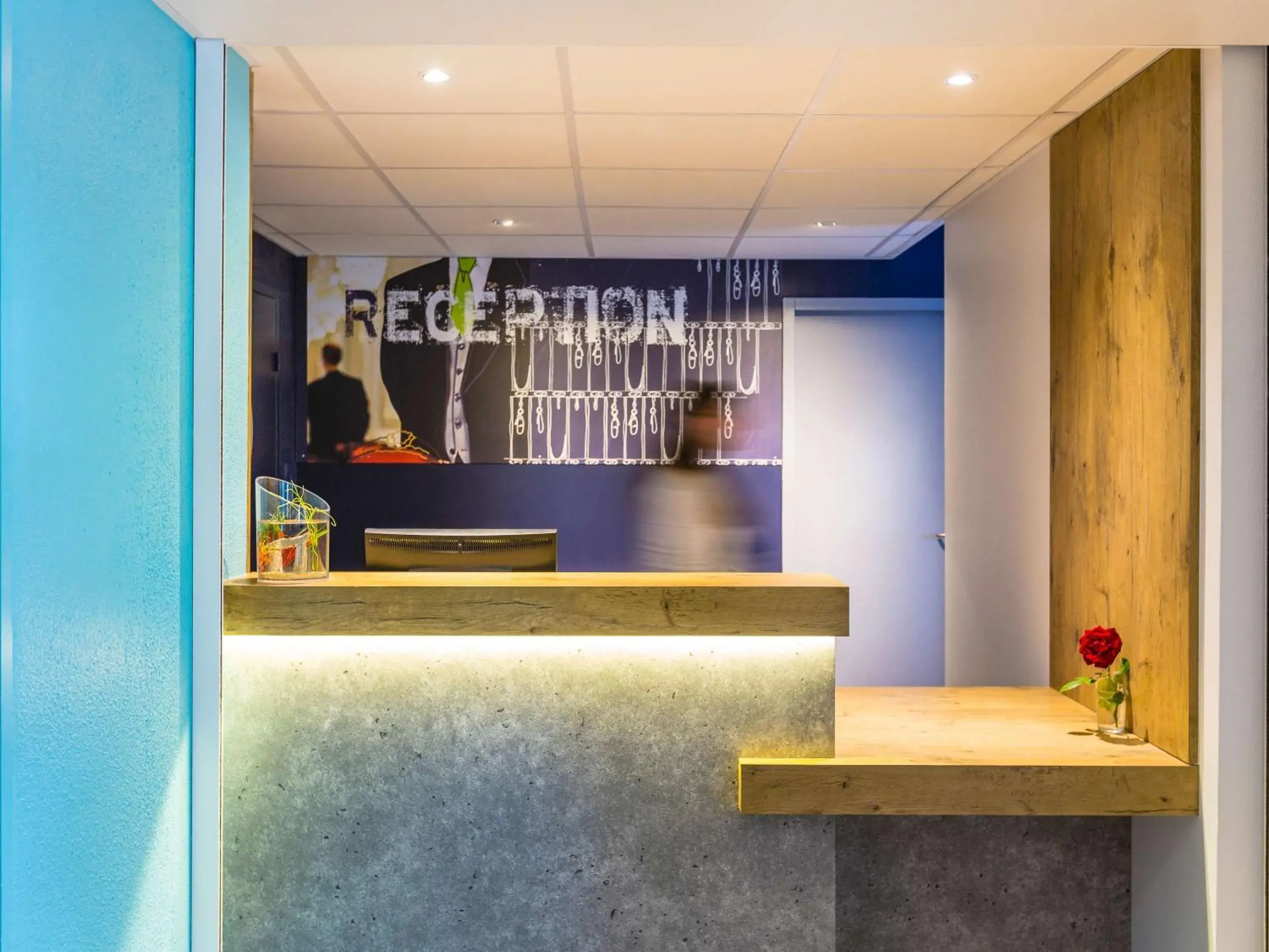 Lobby or reception in Ibis Budget Angers Parc des Expositions Lobby or reception in Ibis Budget Angers Parc des Expositions