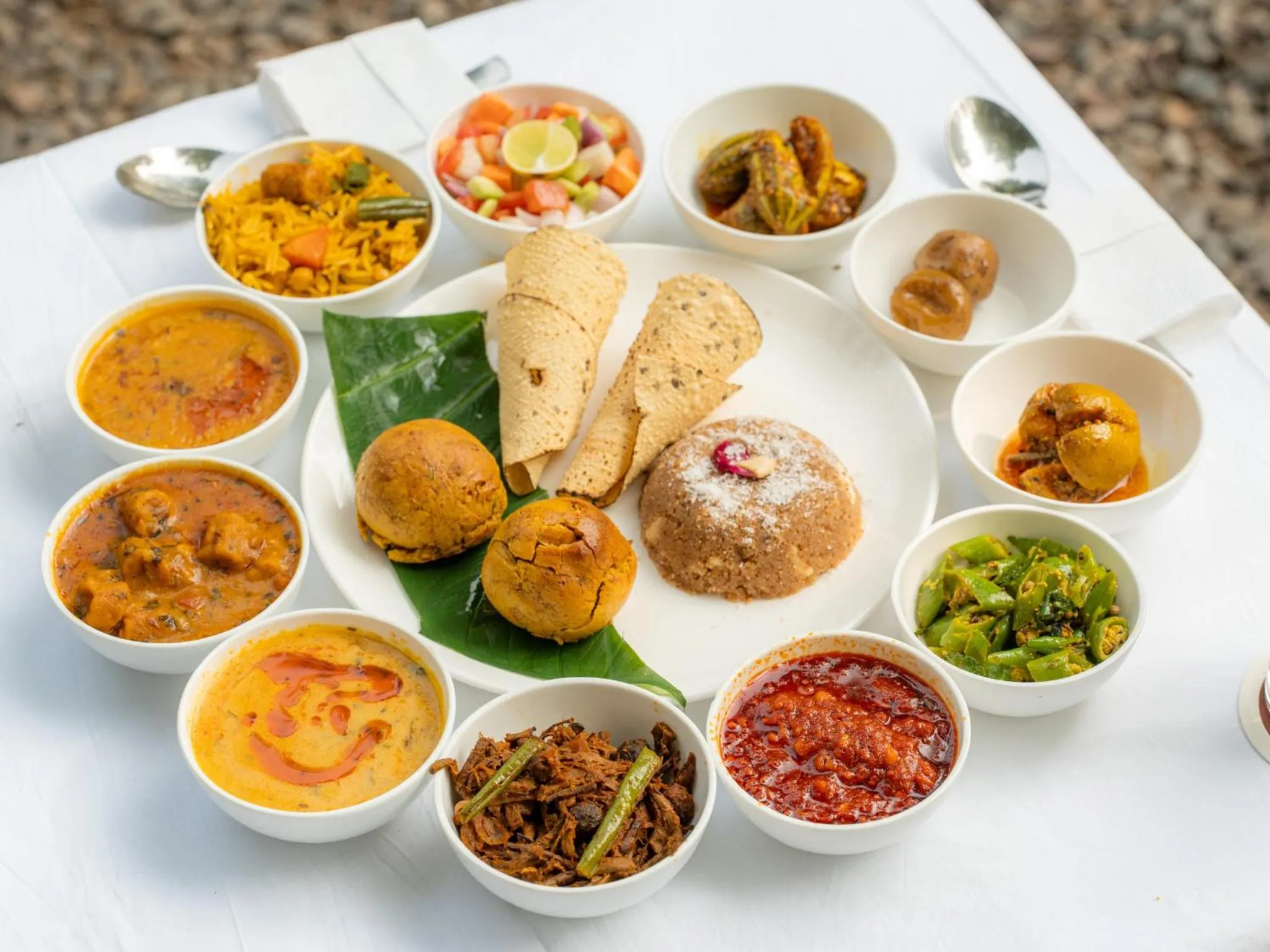 Lunch in Moustache Ranthambore Luxuria