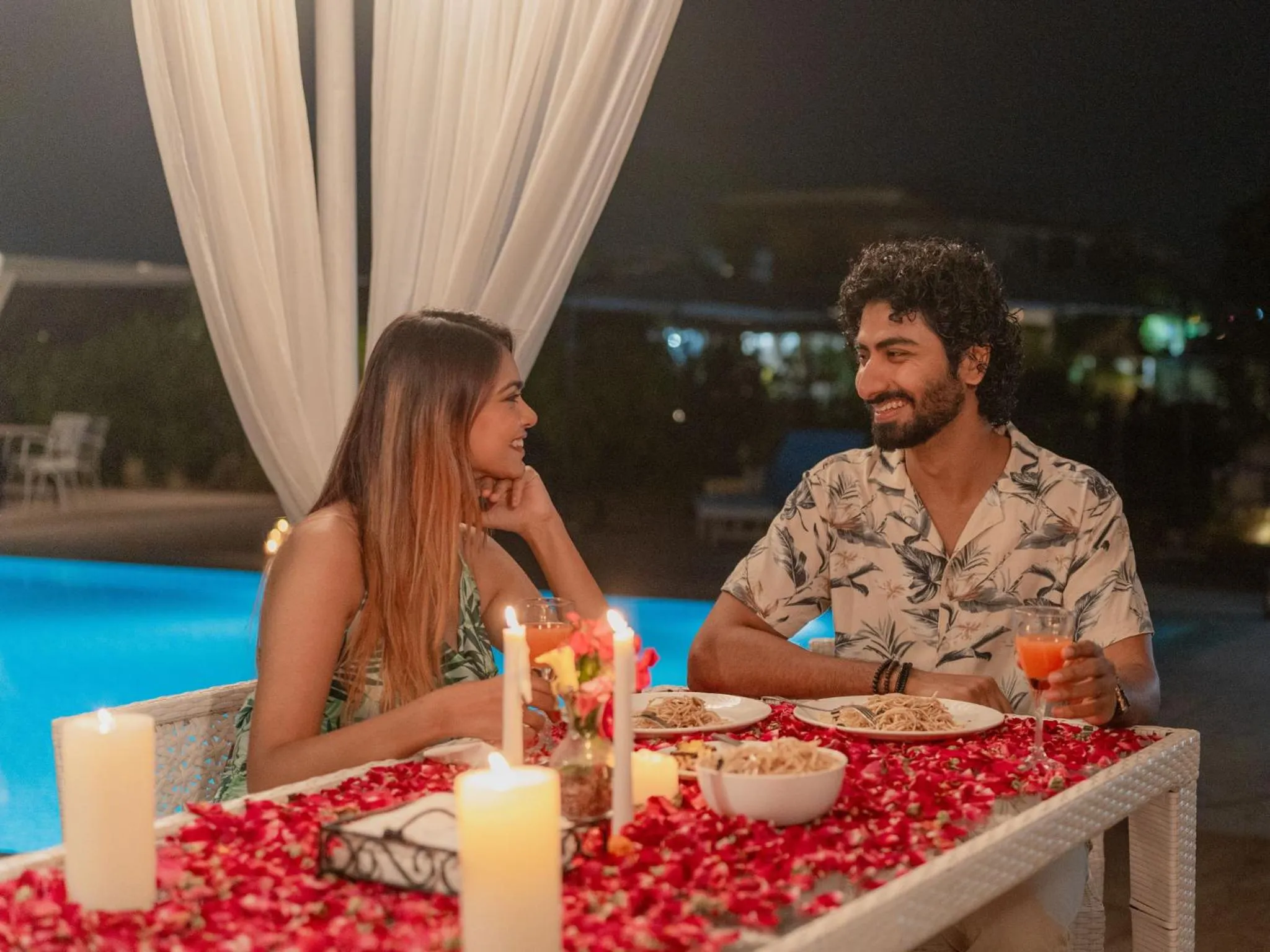 Dinner in Moustache Ranthambore Luxuria