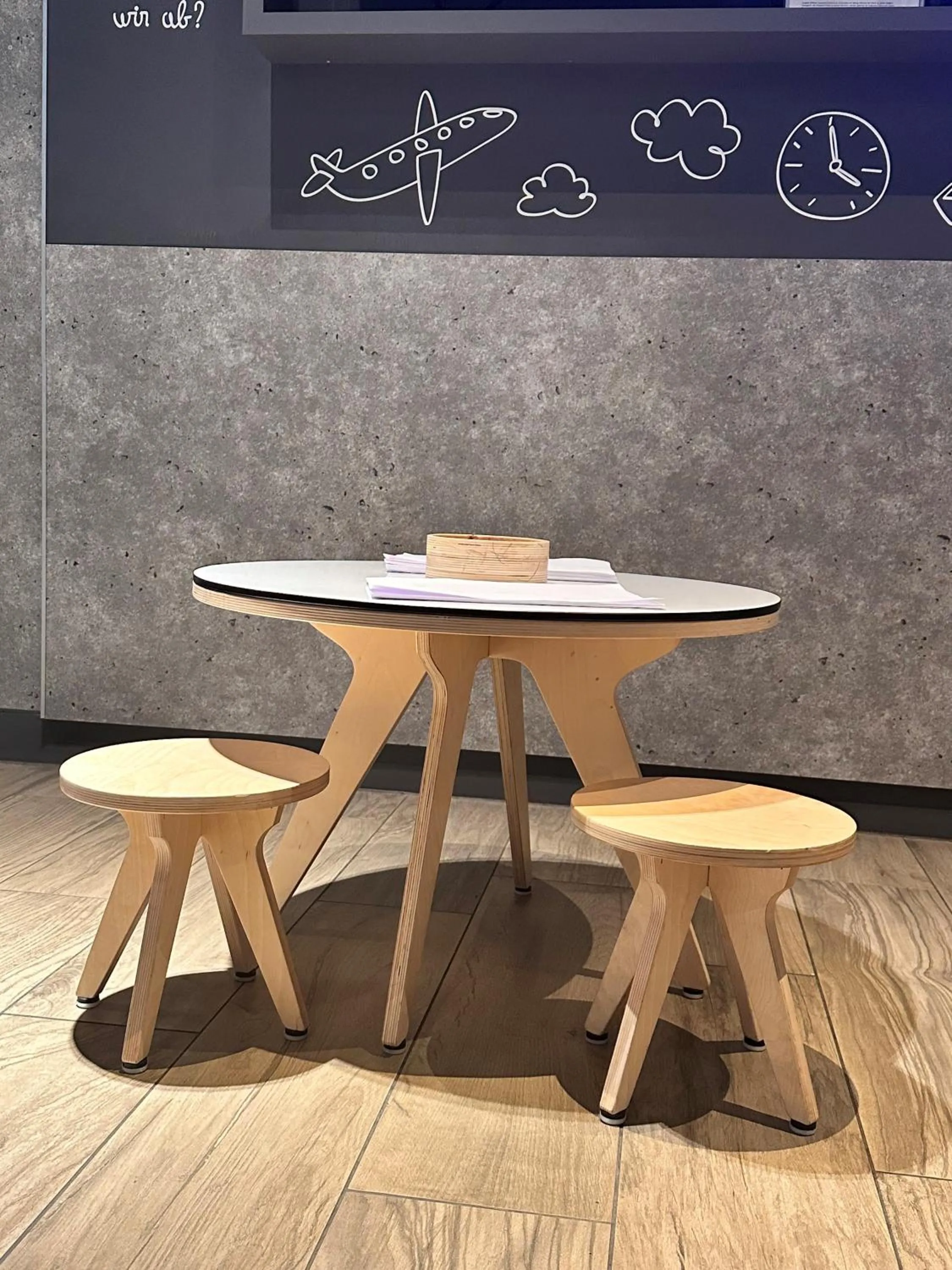 Children play ground in ibis budget Zurich Airport