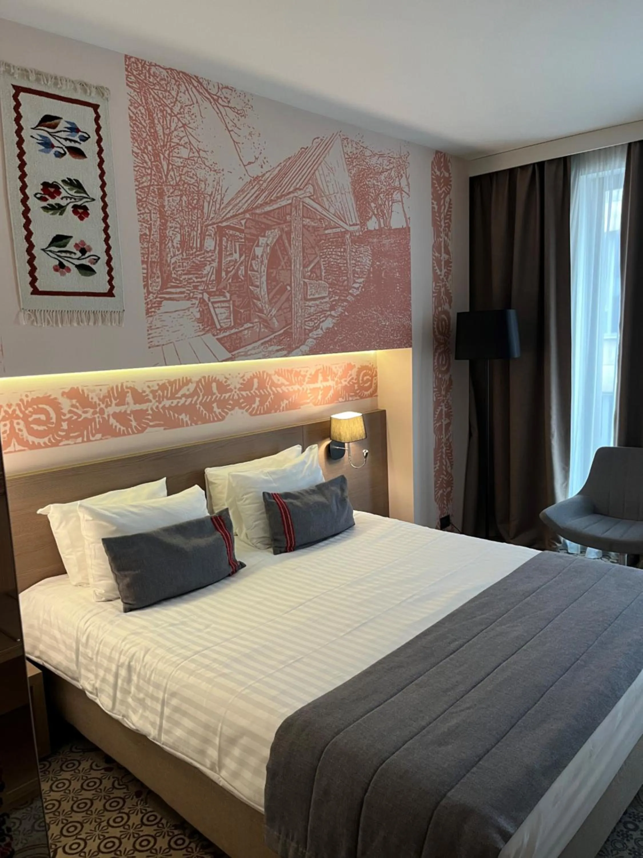 Decorative detail, Bed in Mercure Bucharest City Center