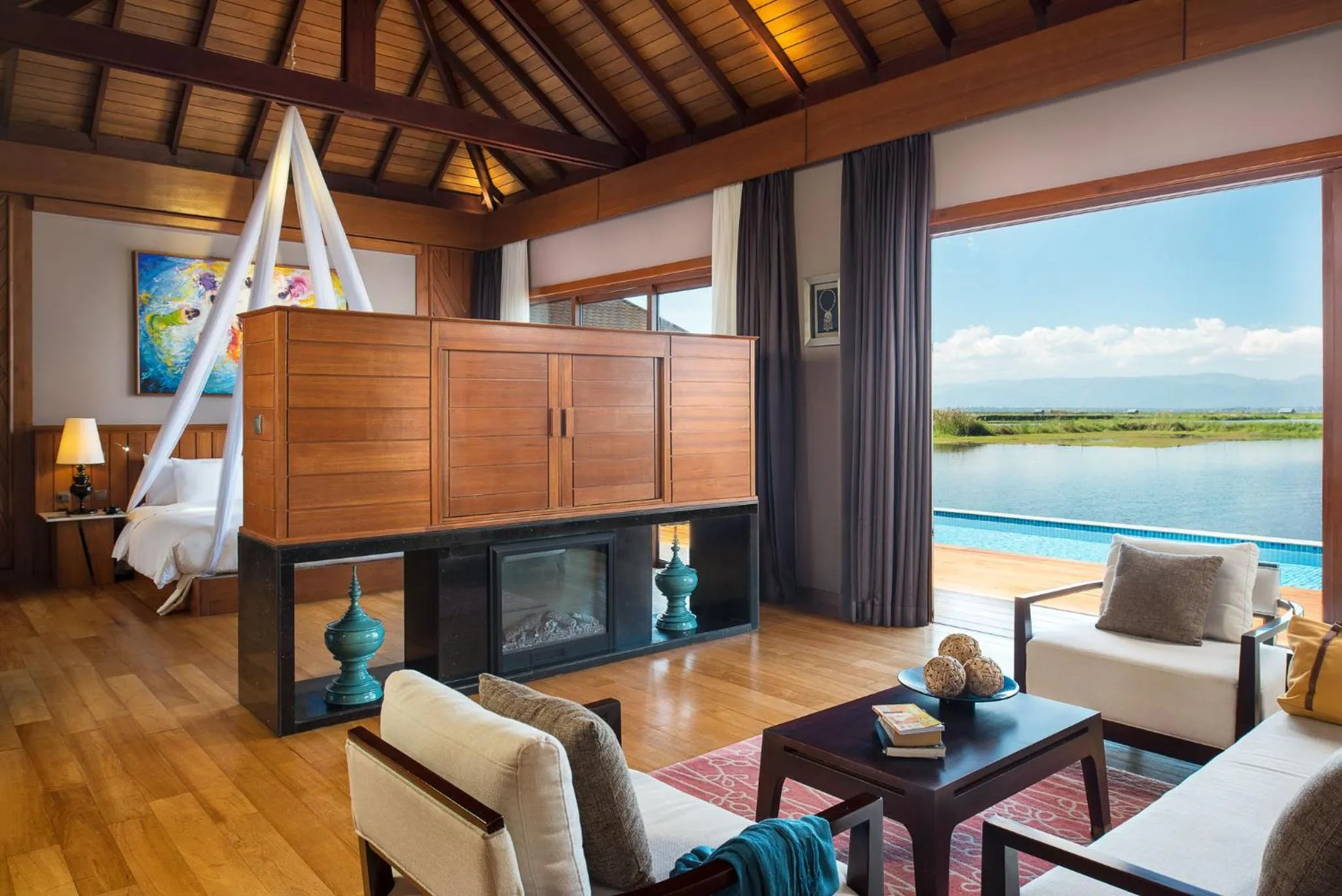 Lake view in Novotel Inle Lake Myat Min