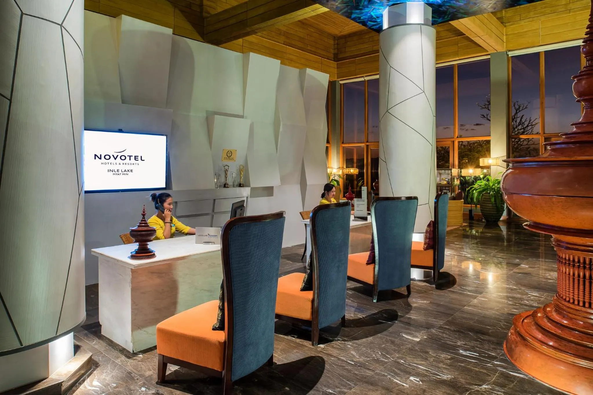 Staff in Novotel Inle Lake Myat Min