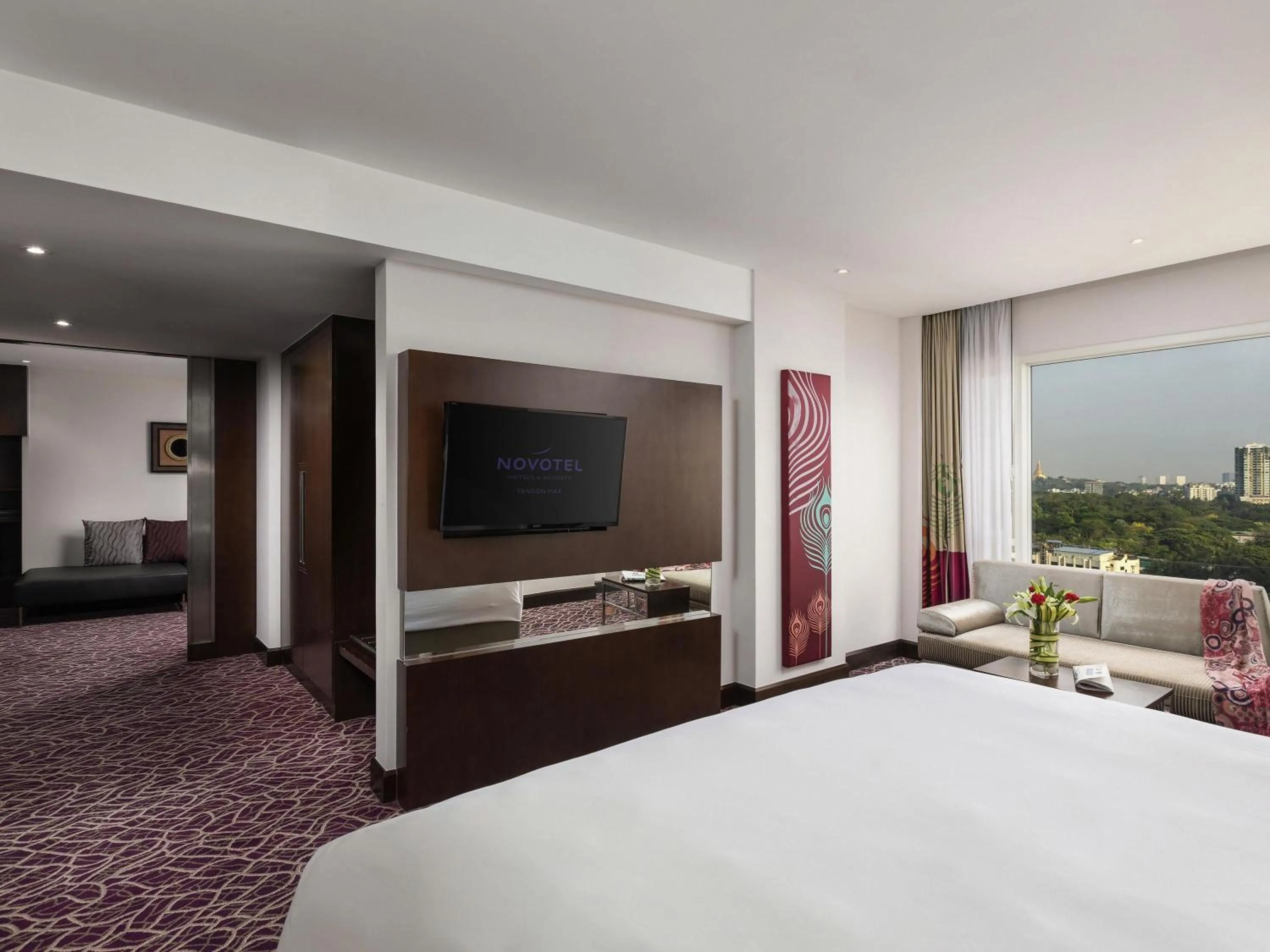 Bedroom, Bed in Novotel Yangon Max