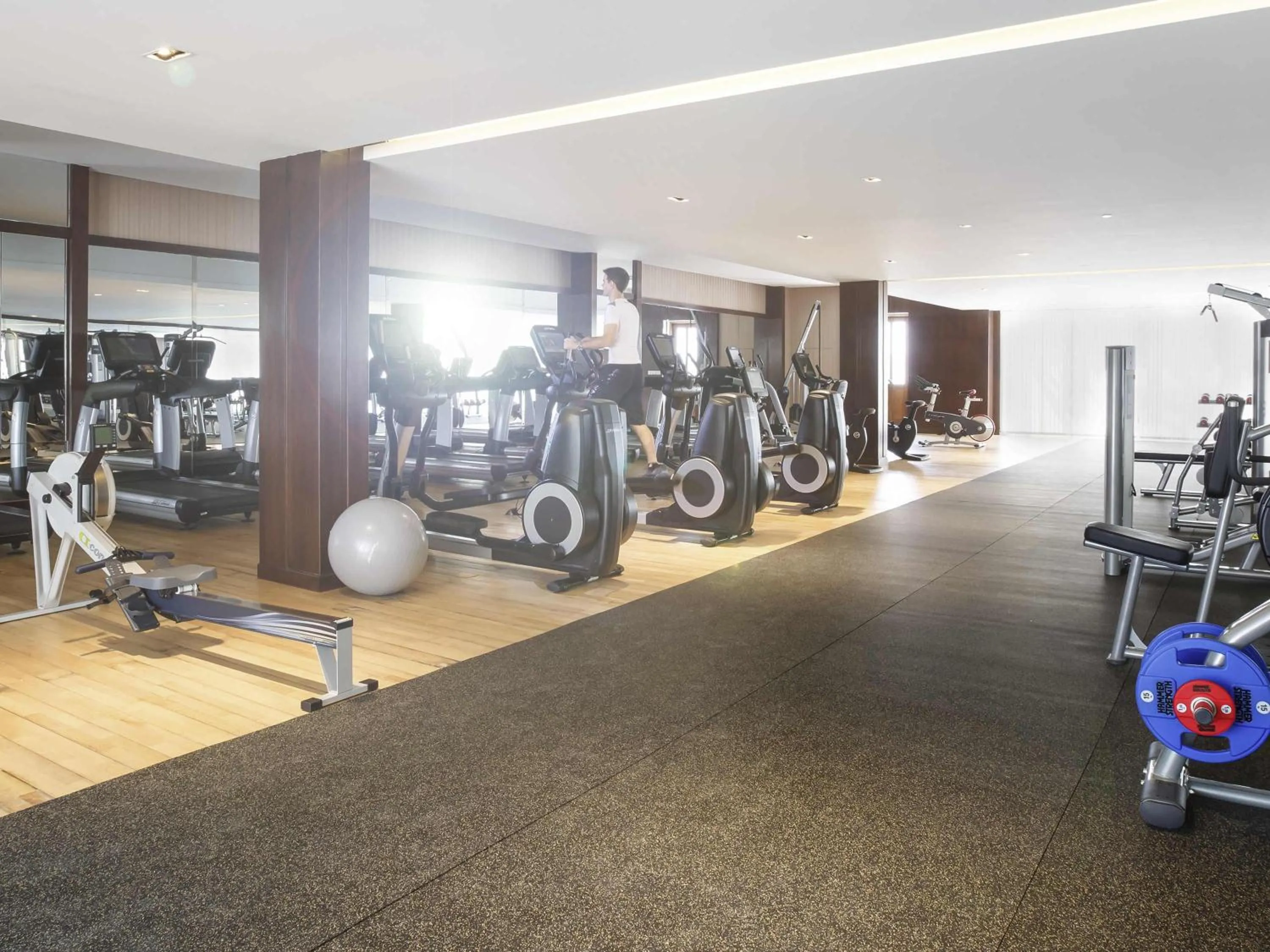 Fitness centre/facilities in Novotel Yangon Max