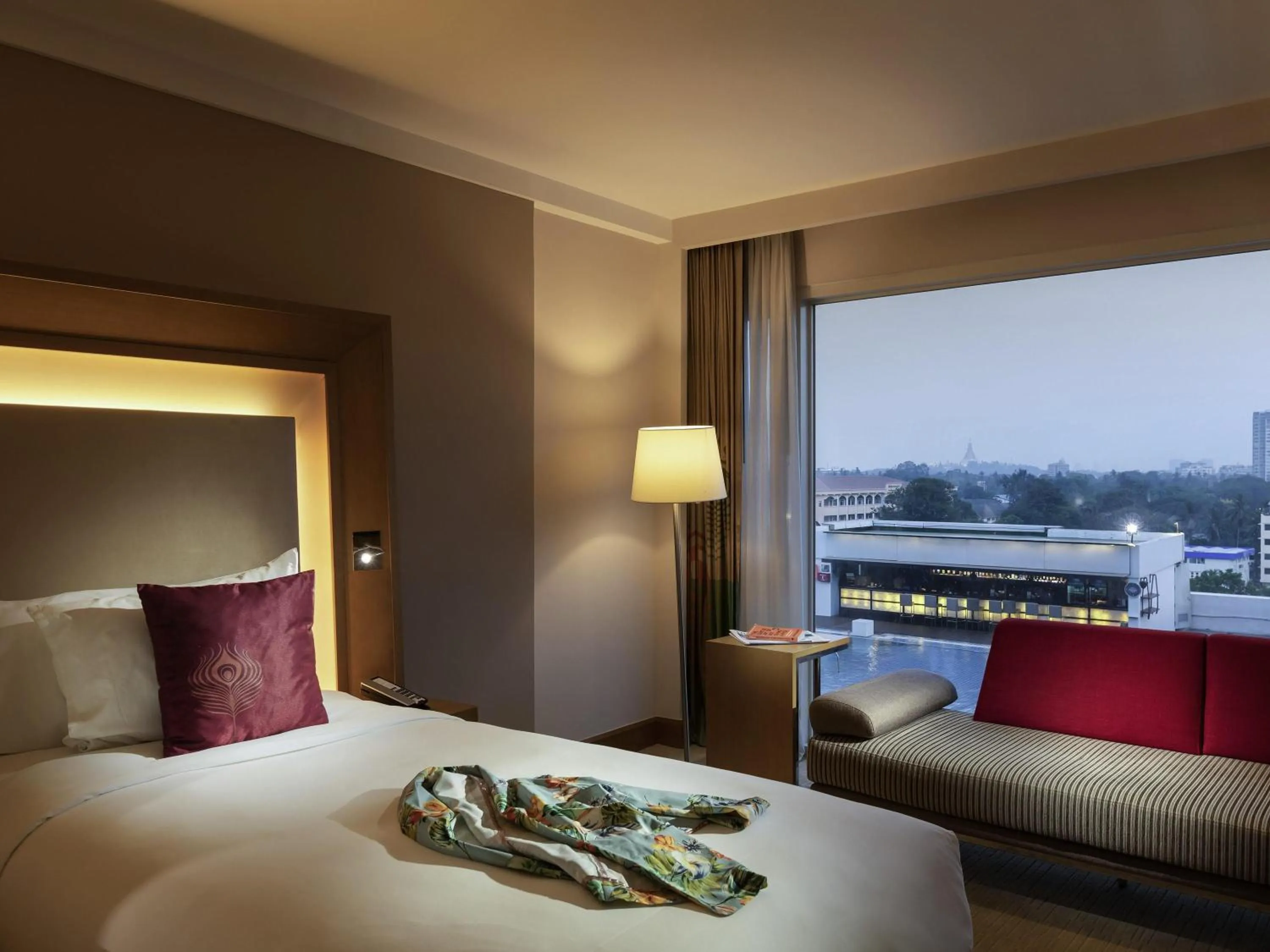 Bedroom, Bed in Novotel Yangon Max