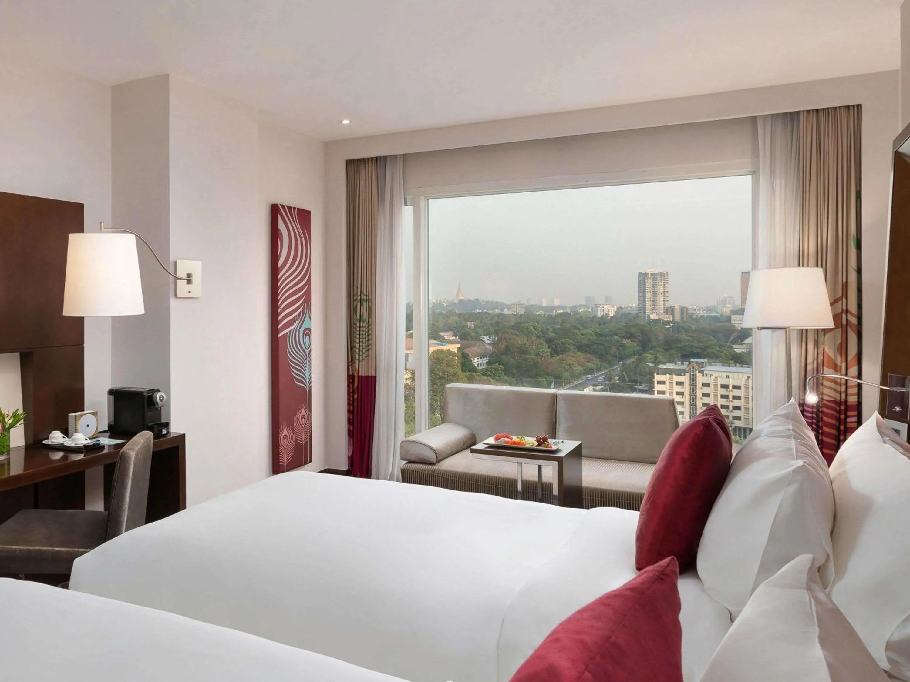 Bedroom, Bed in Novotel Yangon Max