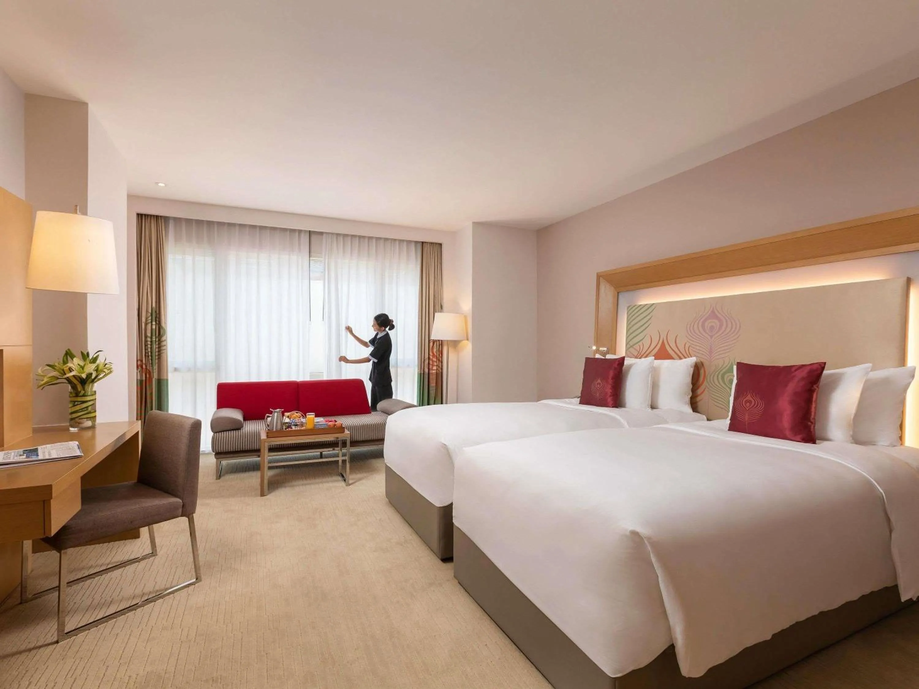 Bedroom, Bed in Novotel Yangon Max