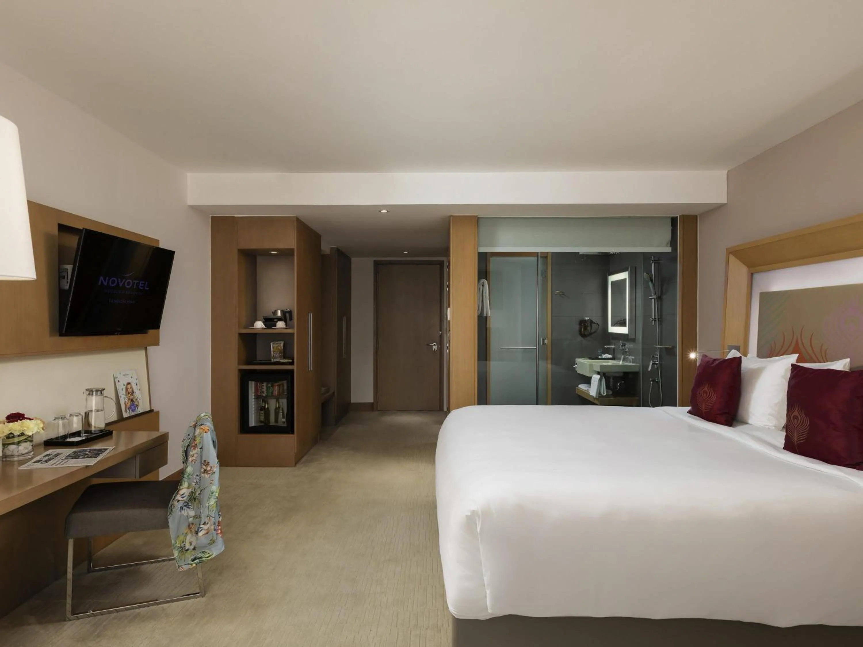 Bedroom, Bed in Novotel Yangon Max