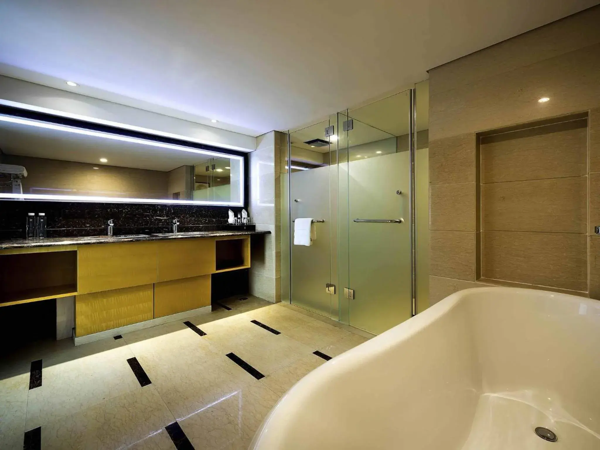 Bedroom in Pullman Qingdao Ziyue Bedroom in Pullman Qingdao Ziyue