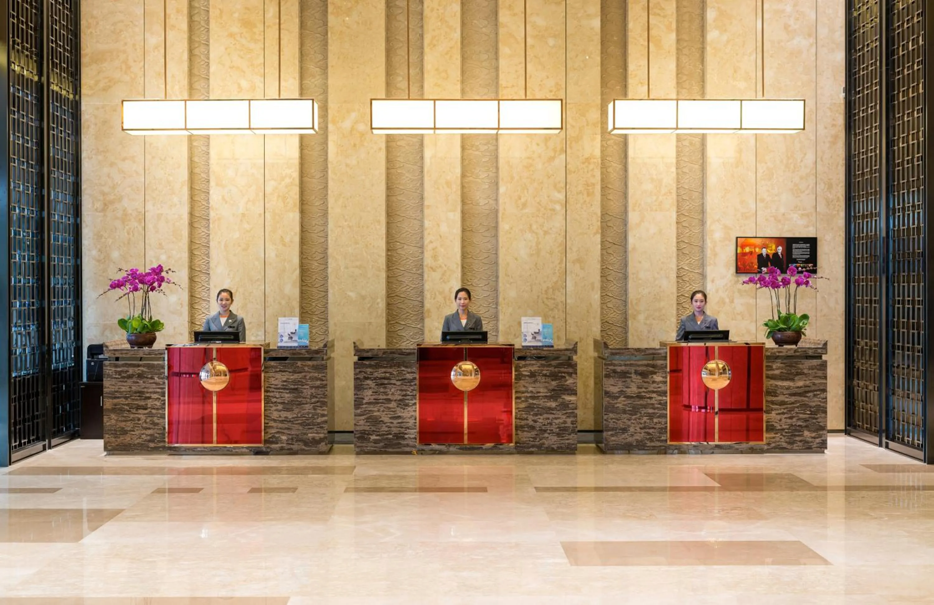 Lobby or reception in Pullman Qingdao Ziyue