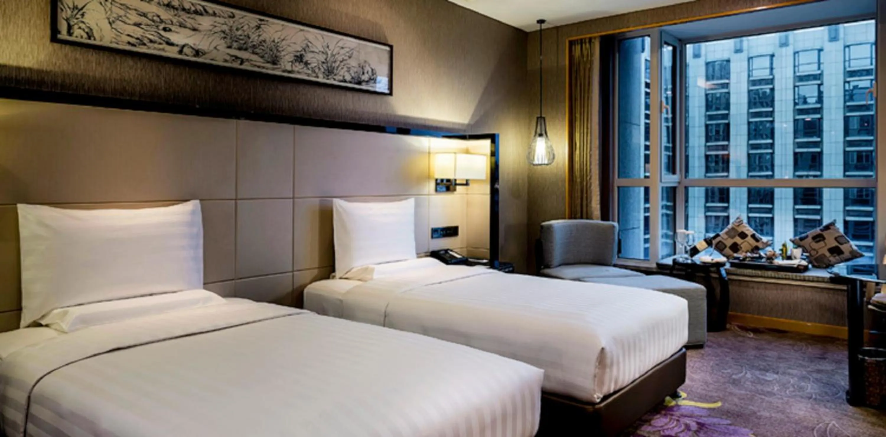 Photo of the whole room in Pullman Qingdao Ziyue