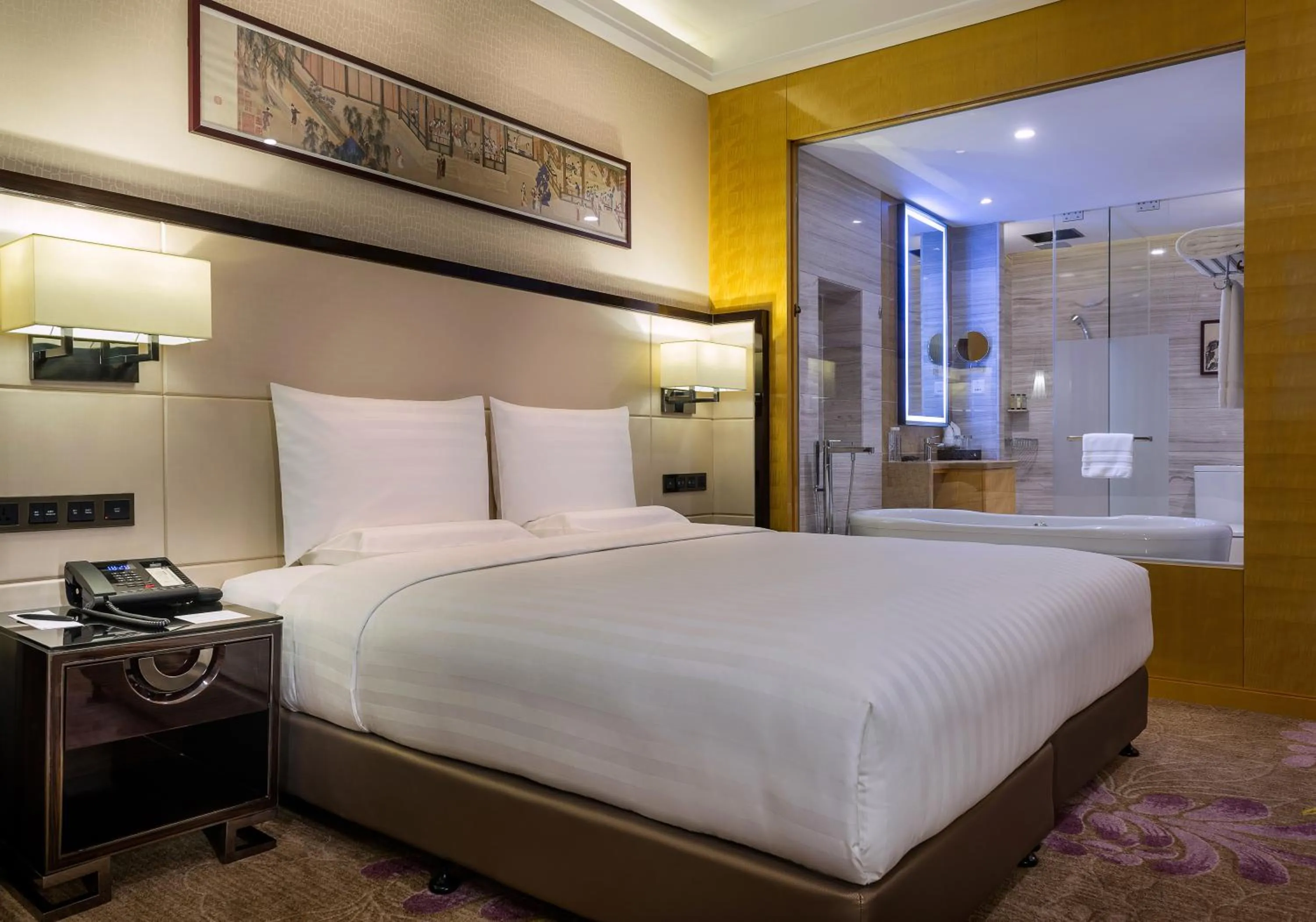 Photo of the whole room in Pullman Qingdao Ziyue