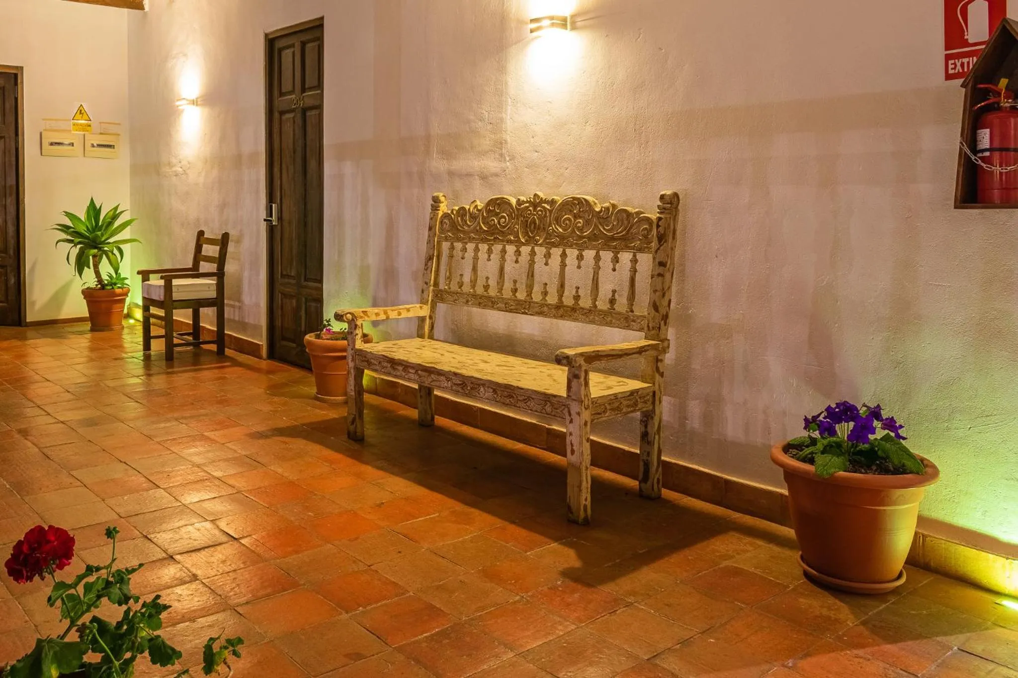 Seating area in La Xalca Hotel - Asociado Casa Andina