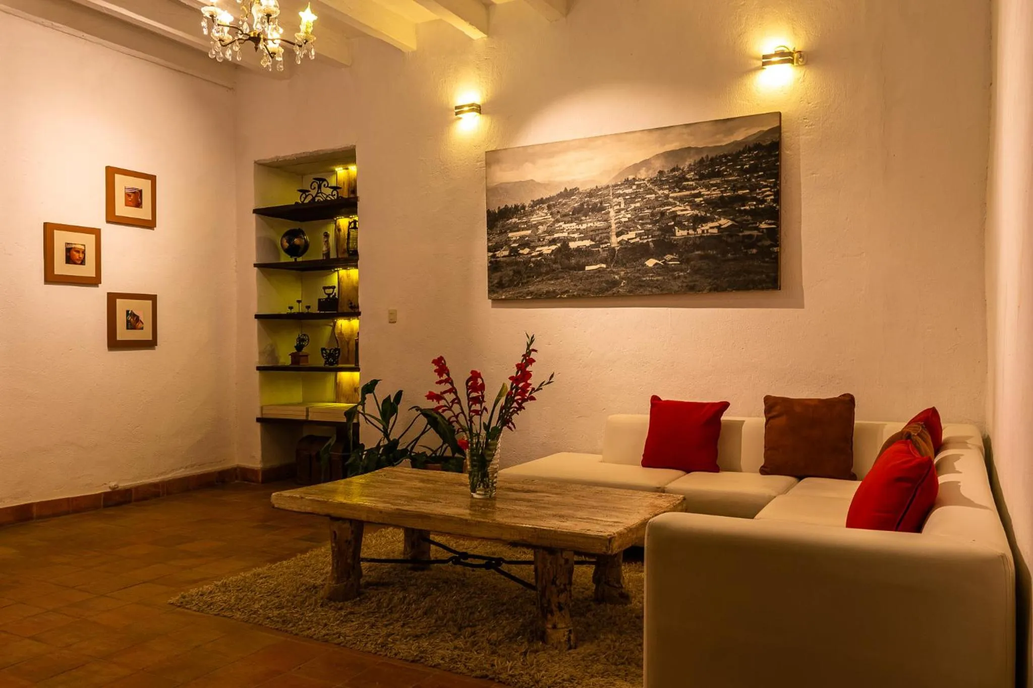 Living room in La Xalca Hotel - Asociado Casa Andina