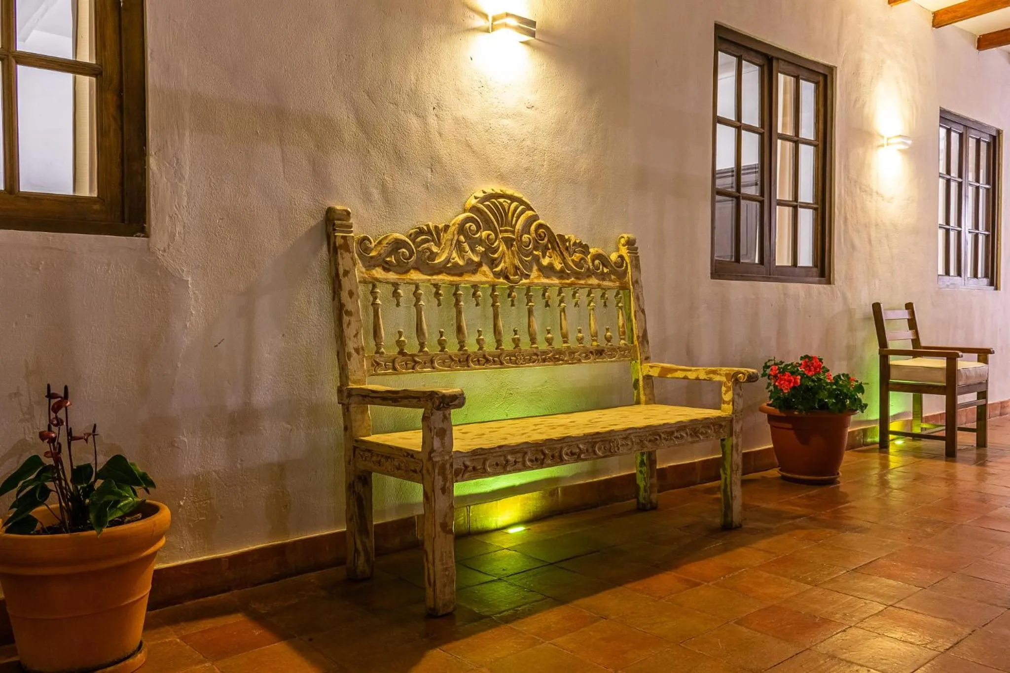 Seating area in La Xalca Hotel - Asociado Casa Andina