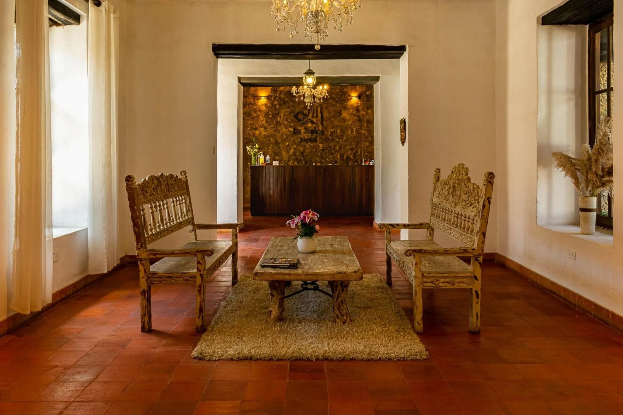 Lobby or reception in La Xalca Hotel - Asociado Casa Andina