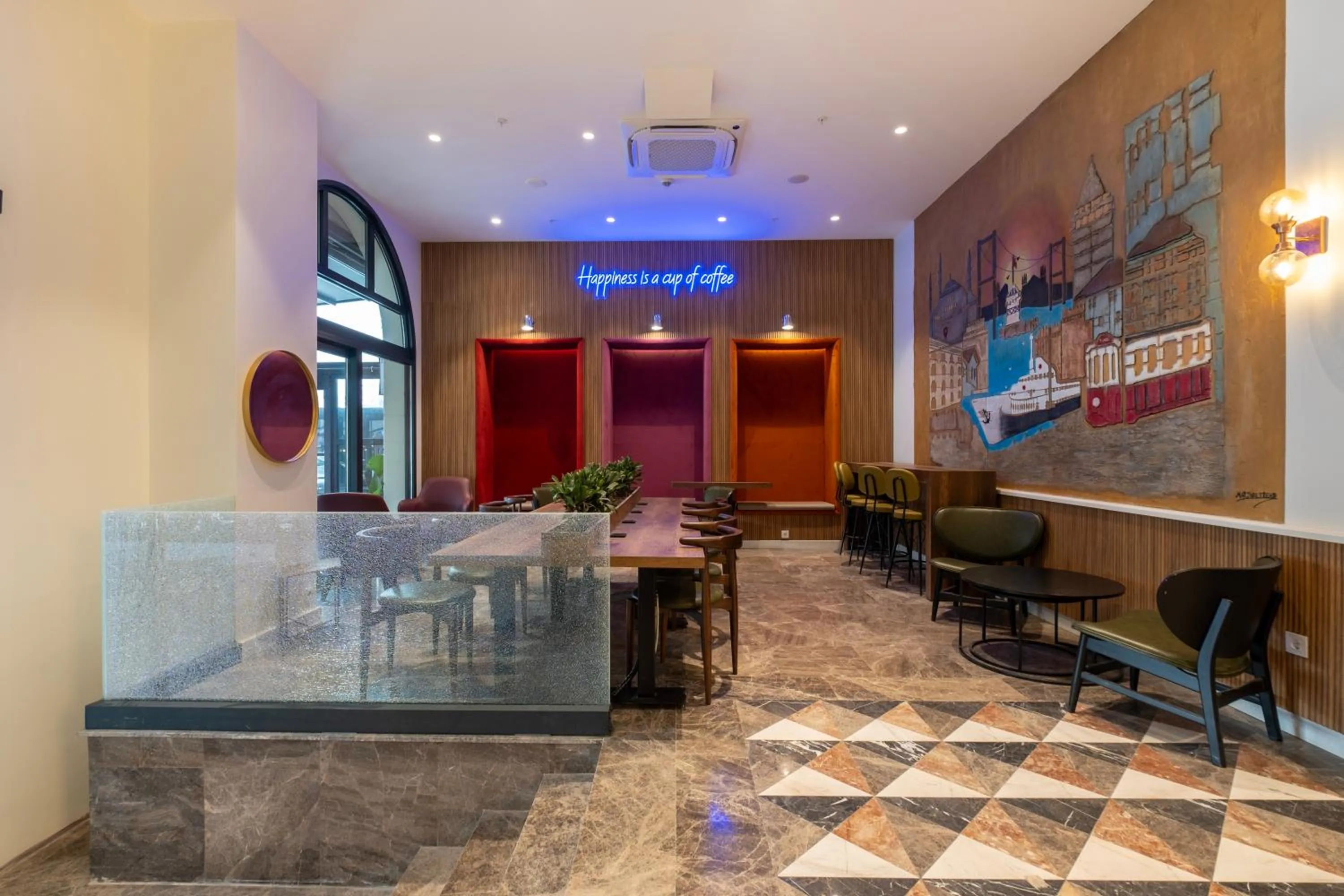 Seating area in New Inn Hotel Old Town