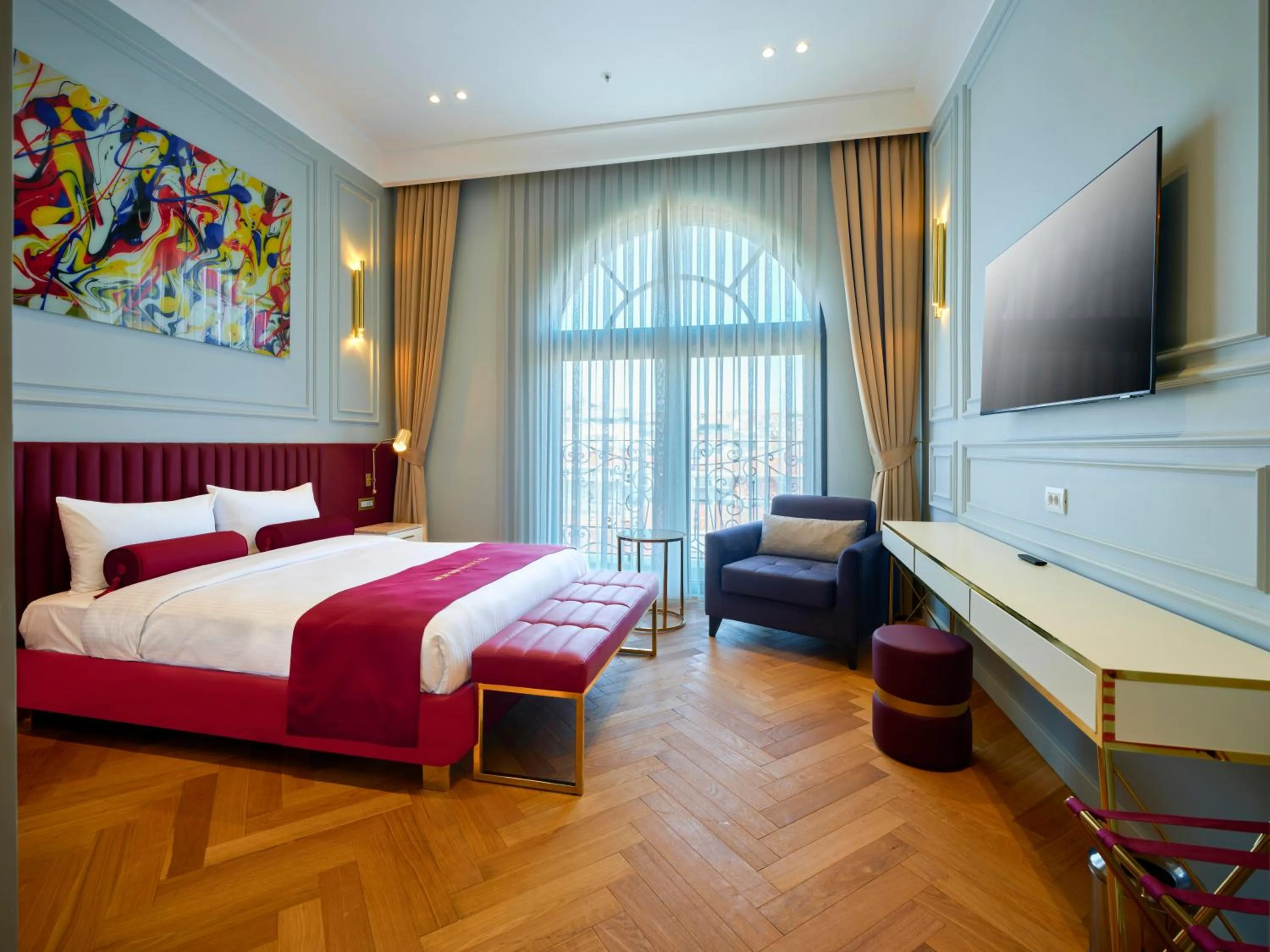 Bedroom, Bed in New Inn Hotel Old Town