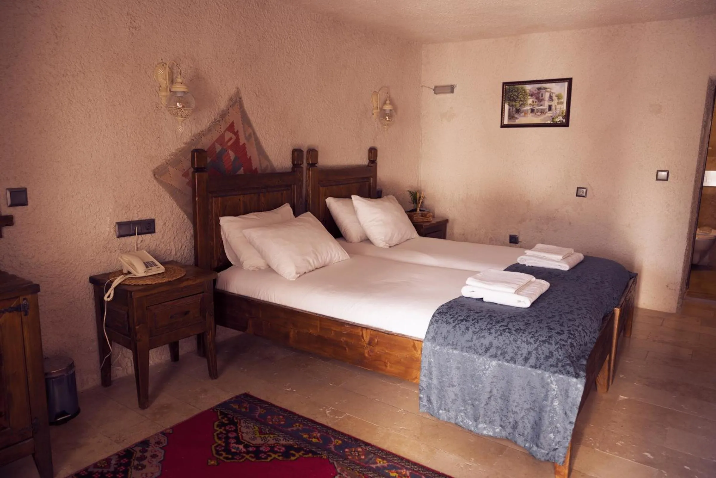 Bed in Göreme Stone Age