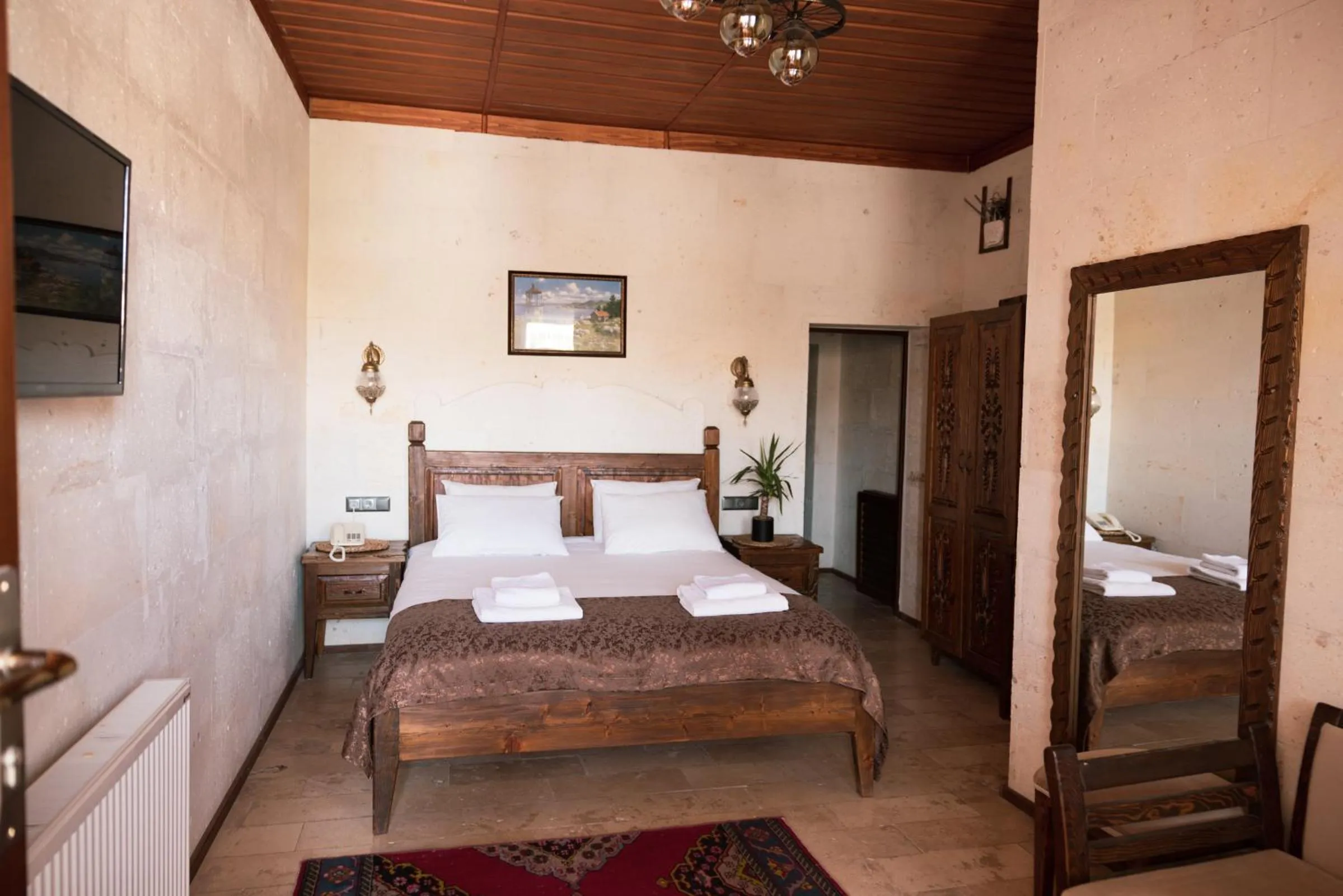 Bed in Göreme Stone Age