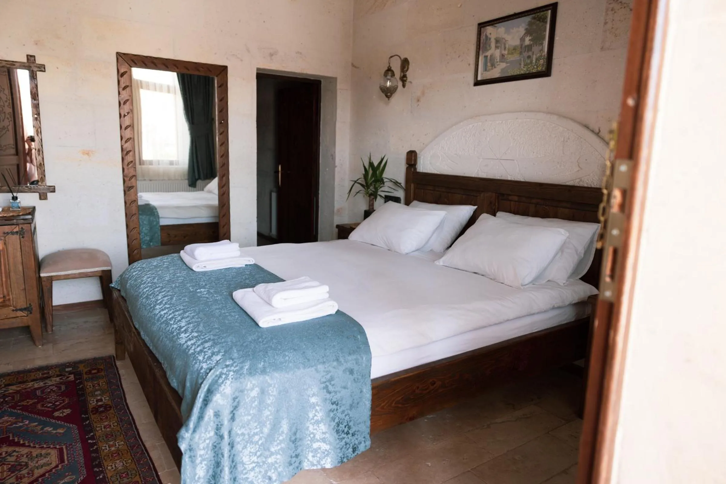 Bed in Göreme Stone Age