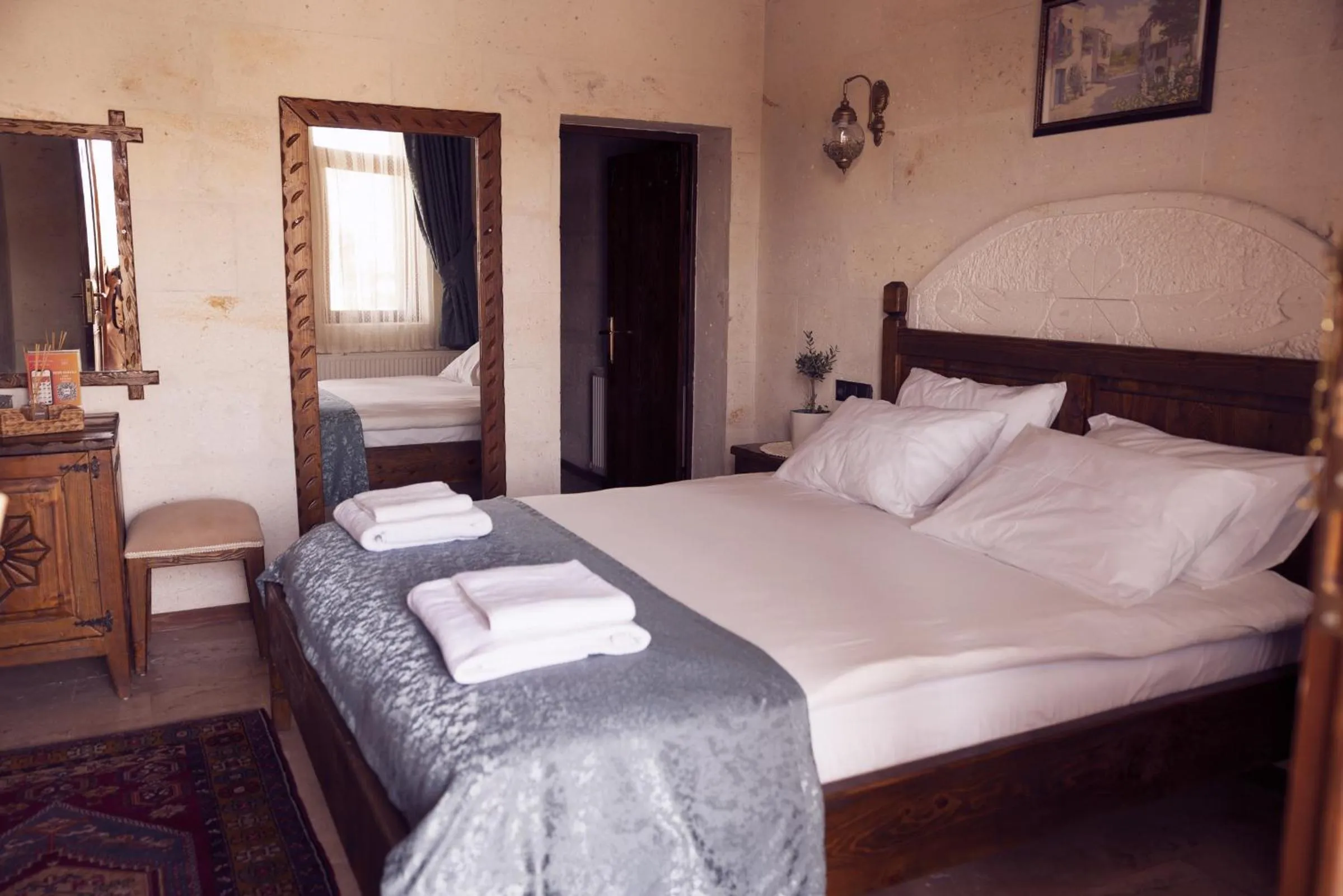 Bed in Göreme Stone Age