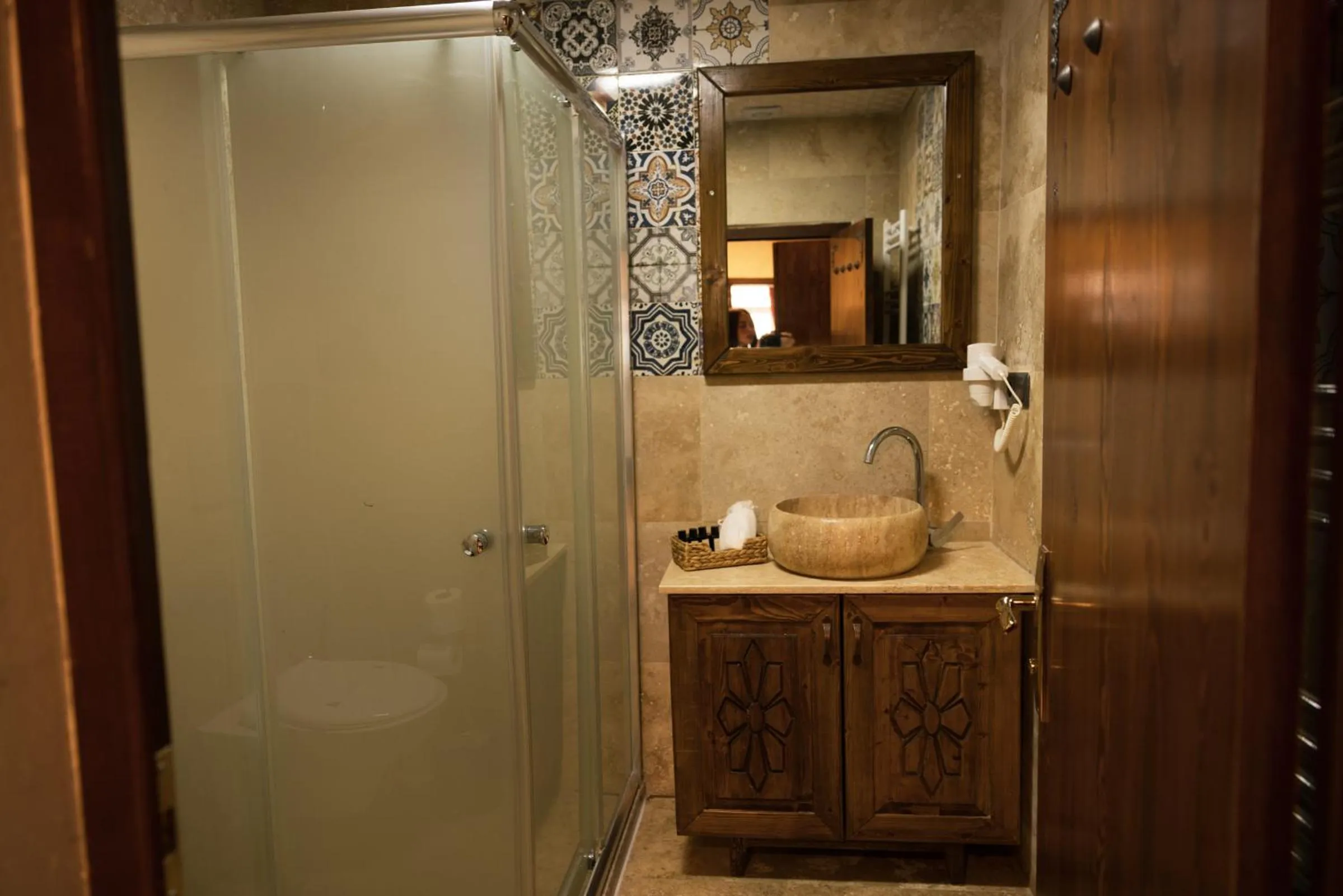 Shower in Göreme Stone Age