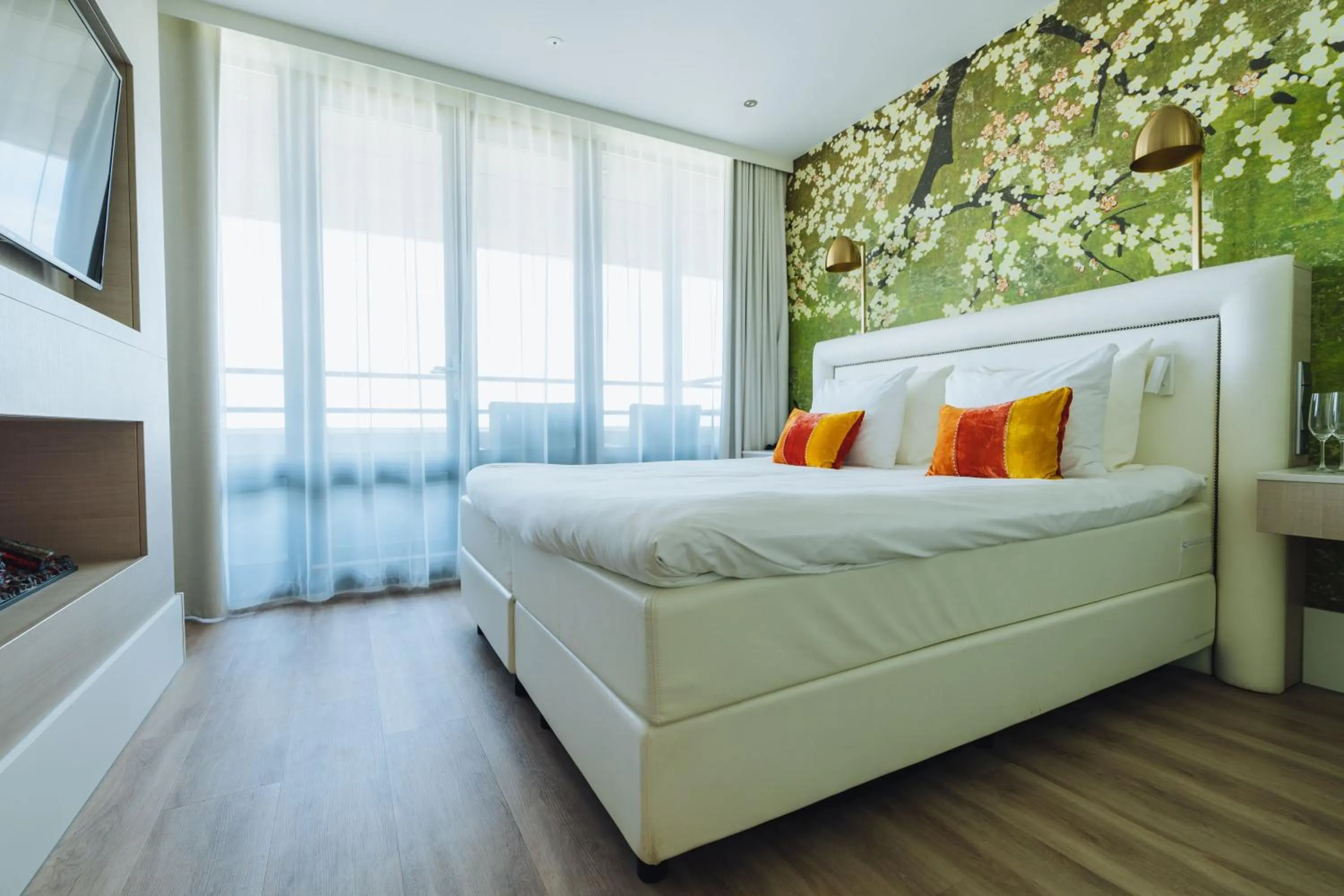 Bed in Van der Valk Hotel Den Haag