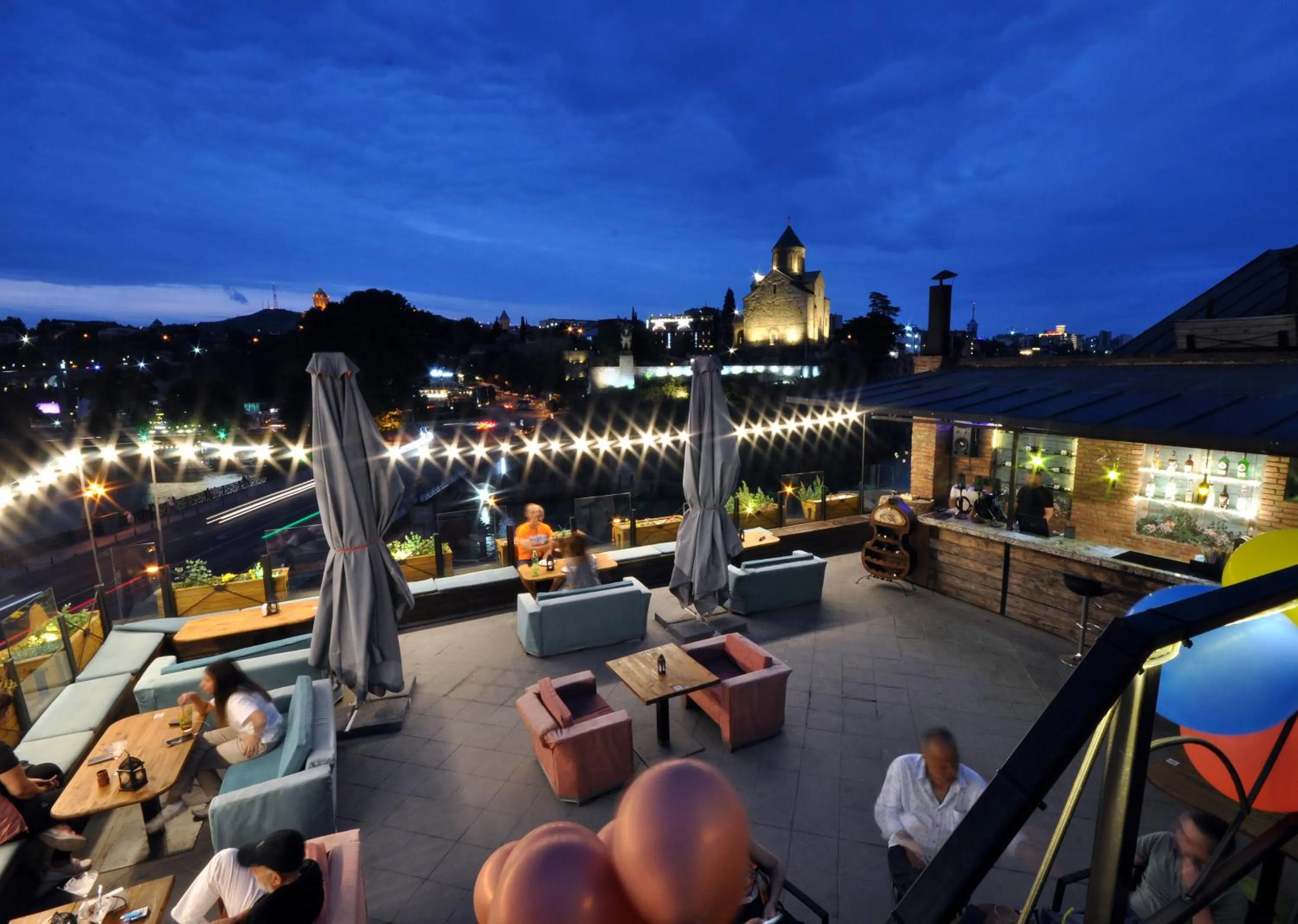 Balcony/Terrace in Meidan Inn