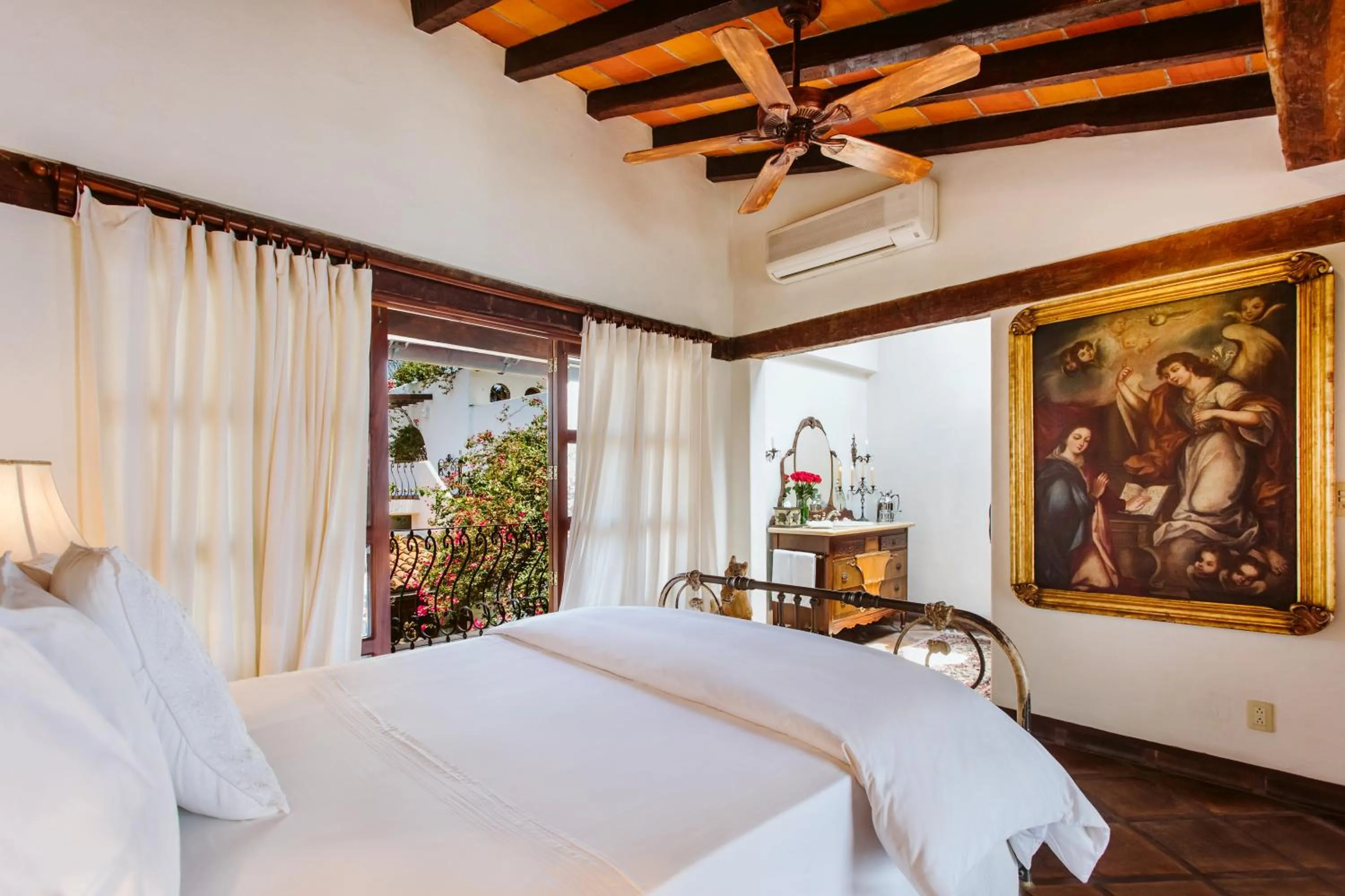 Bedroom, Bed in Hacienda San Angel