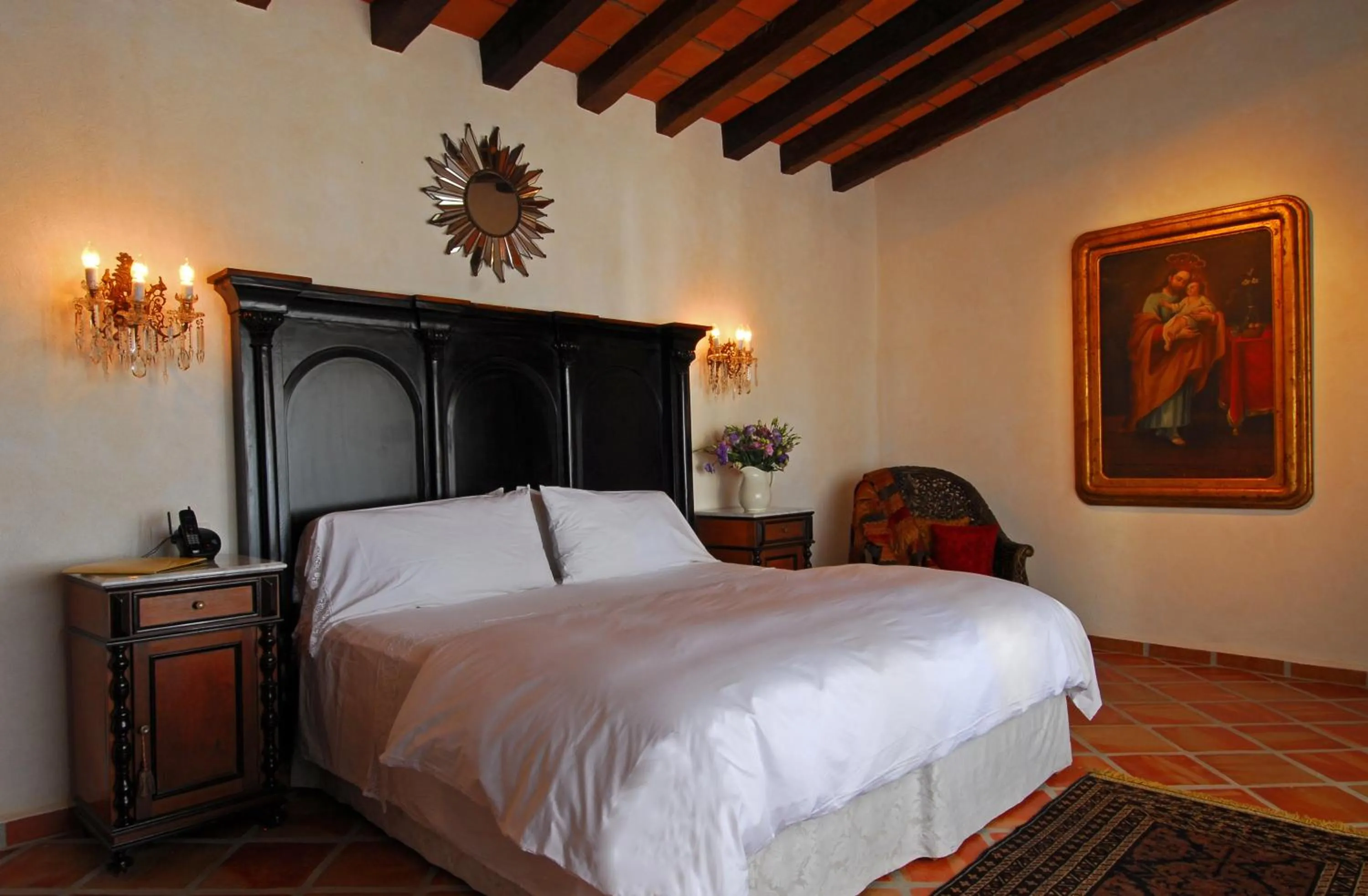 Bed in Hacienda San Angel